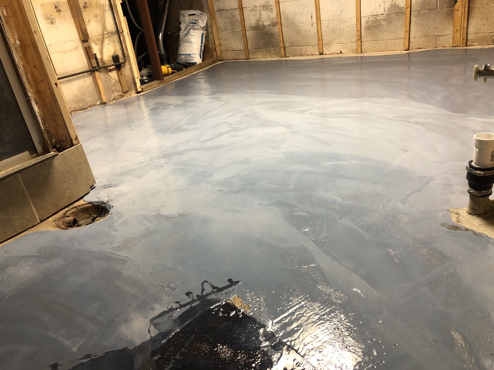 Basements using Slate Stone  by Fantastic Floors by Miller Custom Exteriors 