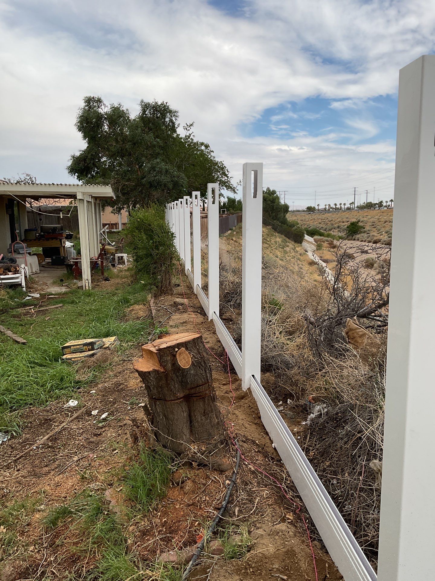 Fence Repair using Vinyl by Fence Guys Inc. 