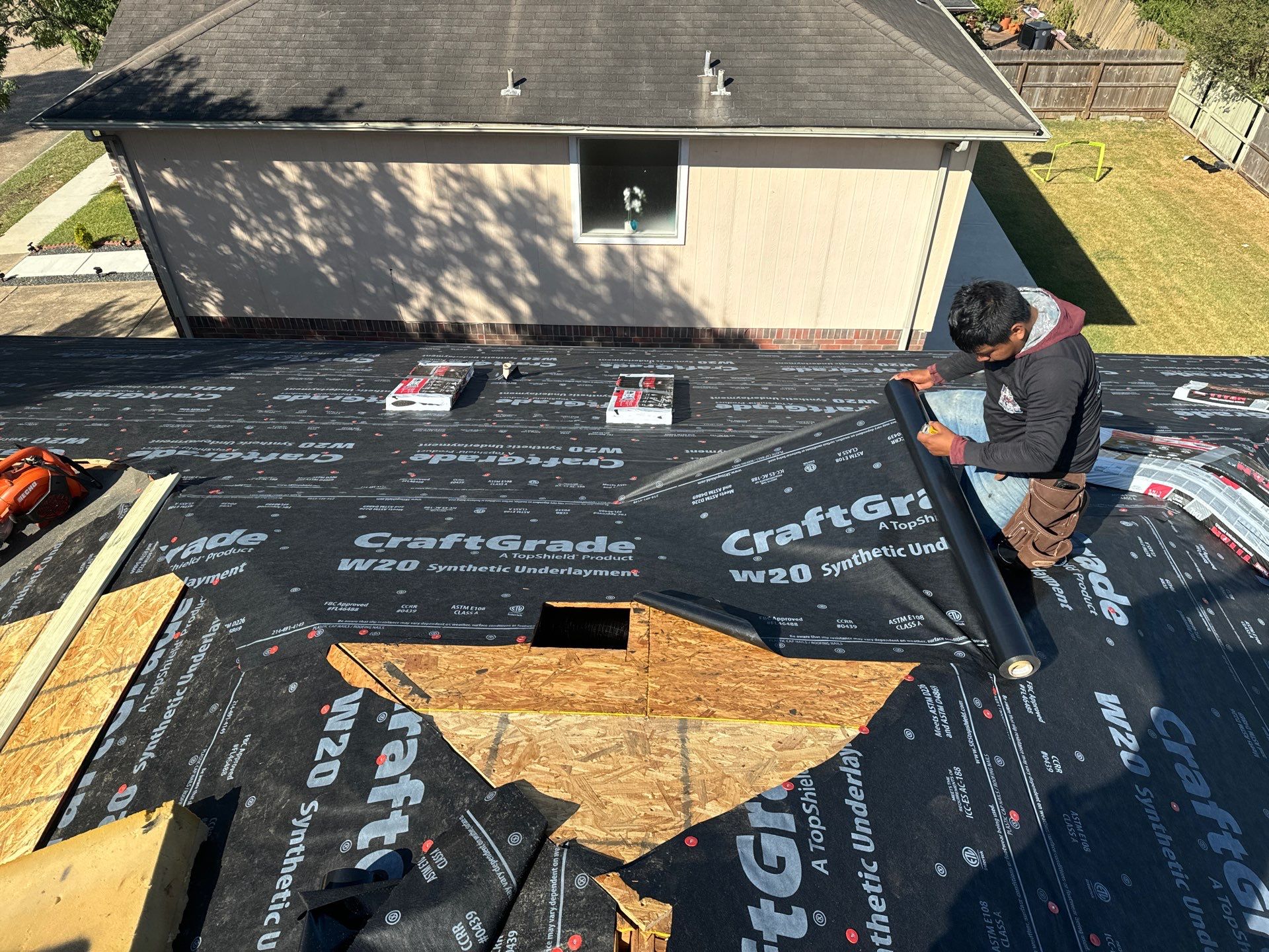 Residential Roofing Repair using Owen's Corning Duration (Lifetime) Shingles by Roof Repair Services LLC