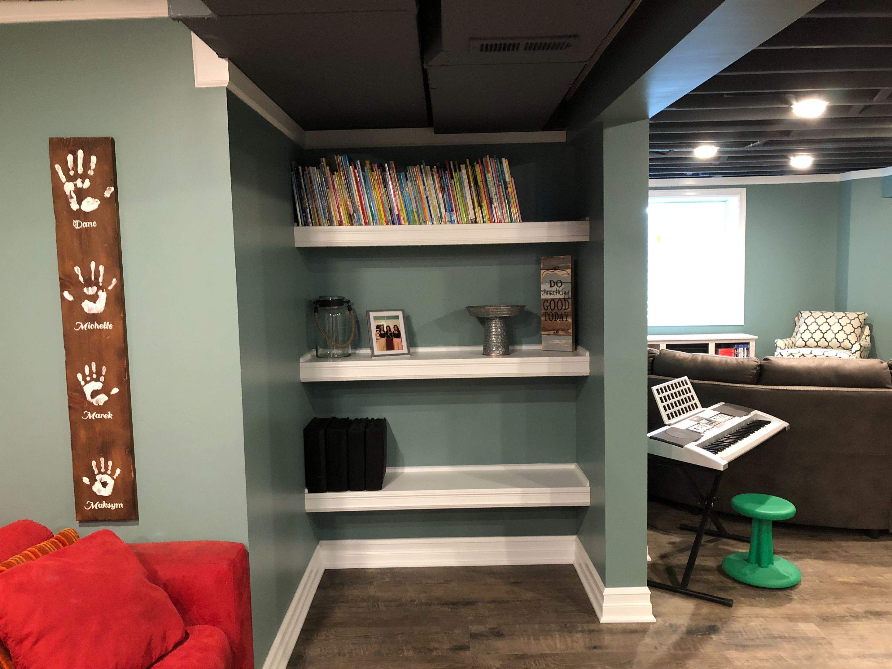 Basement Remodel by Ivy Lea Construction
