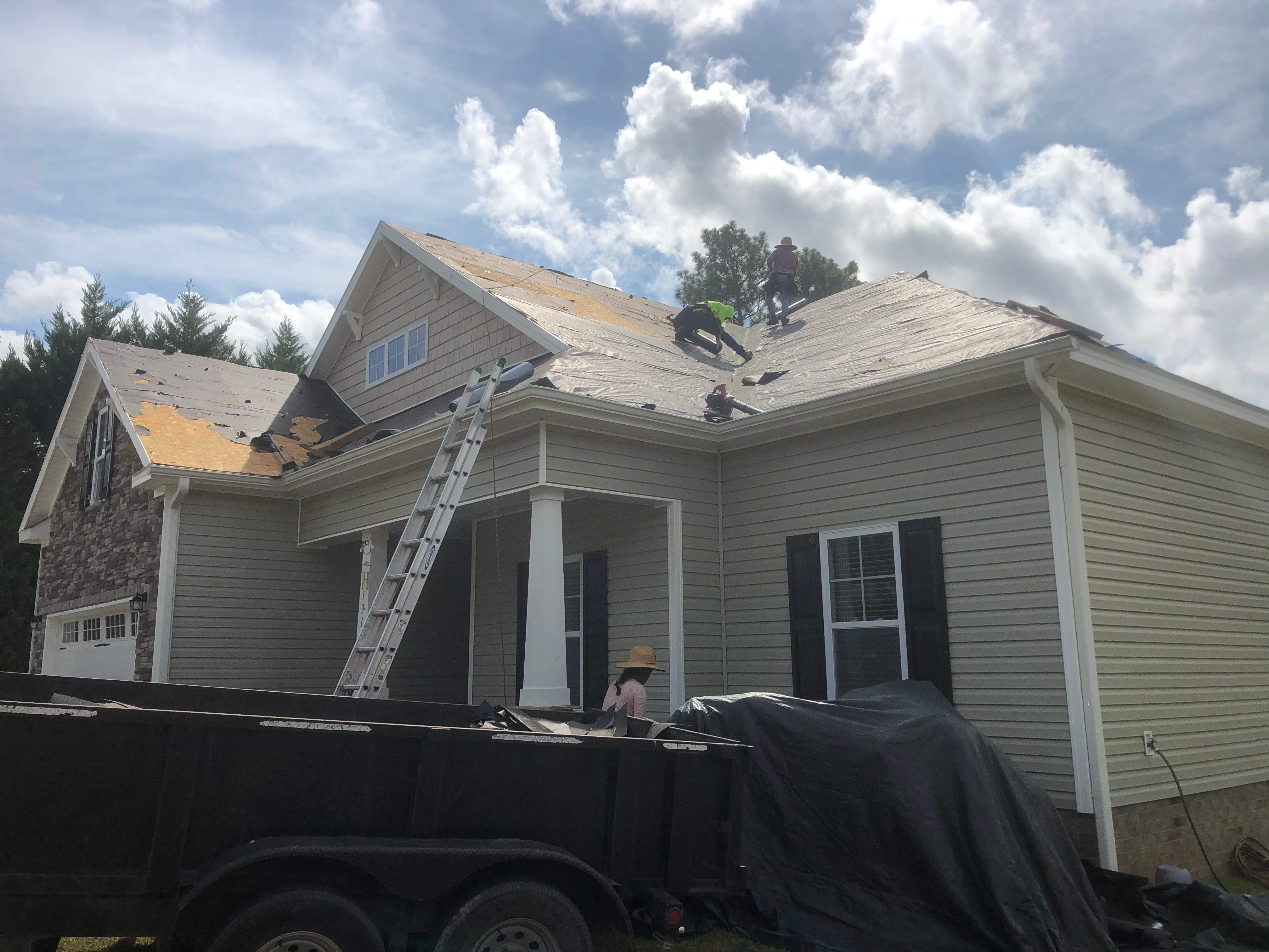 INSPECTION ( Hail Damage) / Repair by American Roofing NC