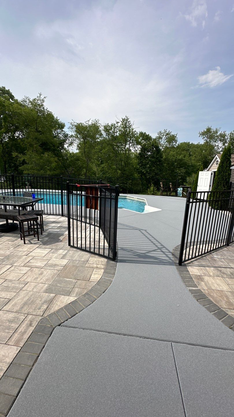 Pool Deck Project in Gibsonia by Floors in a Day, Inc