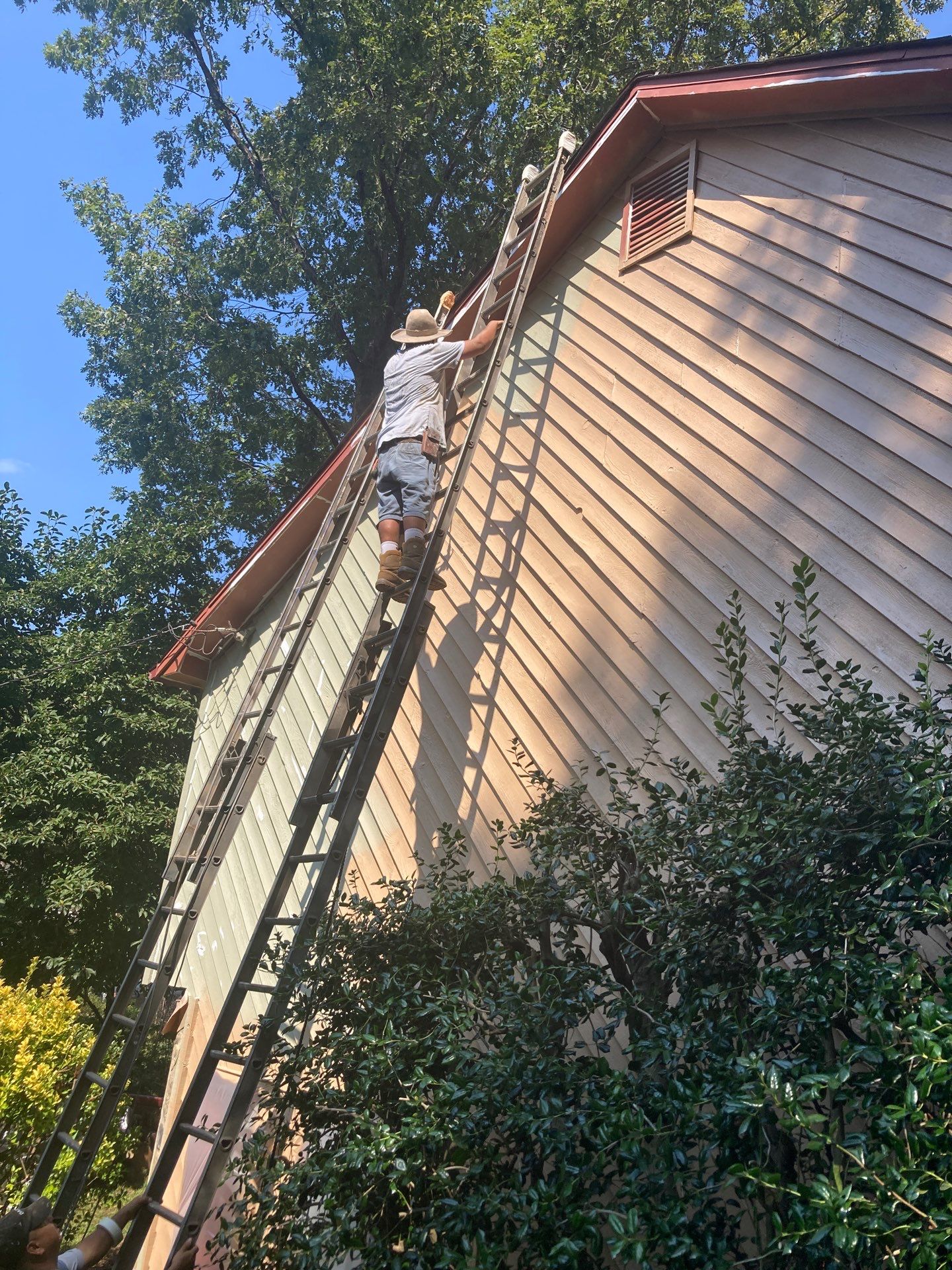 Exterior Painting and Deck Stain in Stone Mountain, GA by Nelson Exteriors