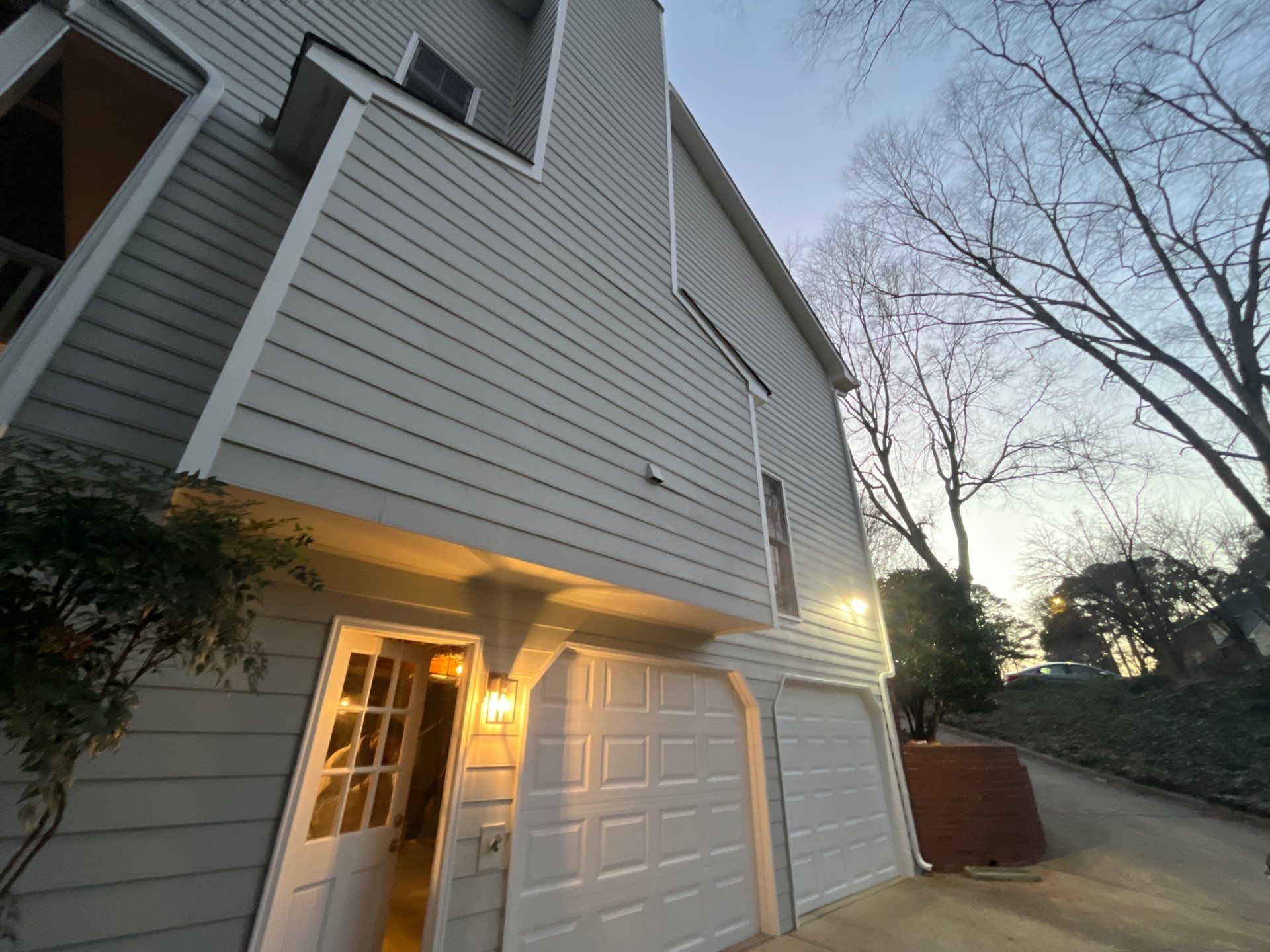 Partial Siding Installation using James Hardie HZ10 Lap Siding in Roswell, GA by Nelson Exteriors 