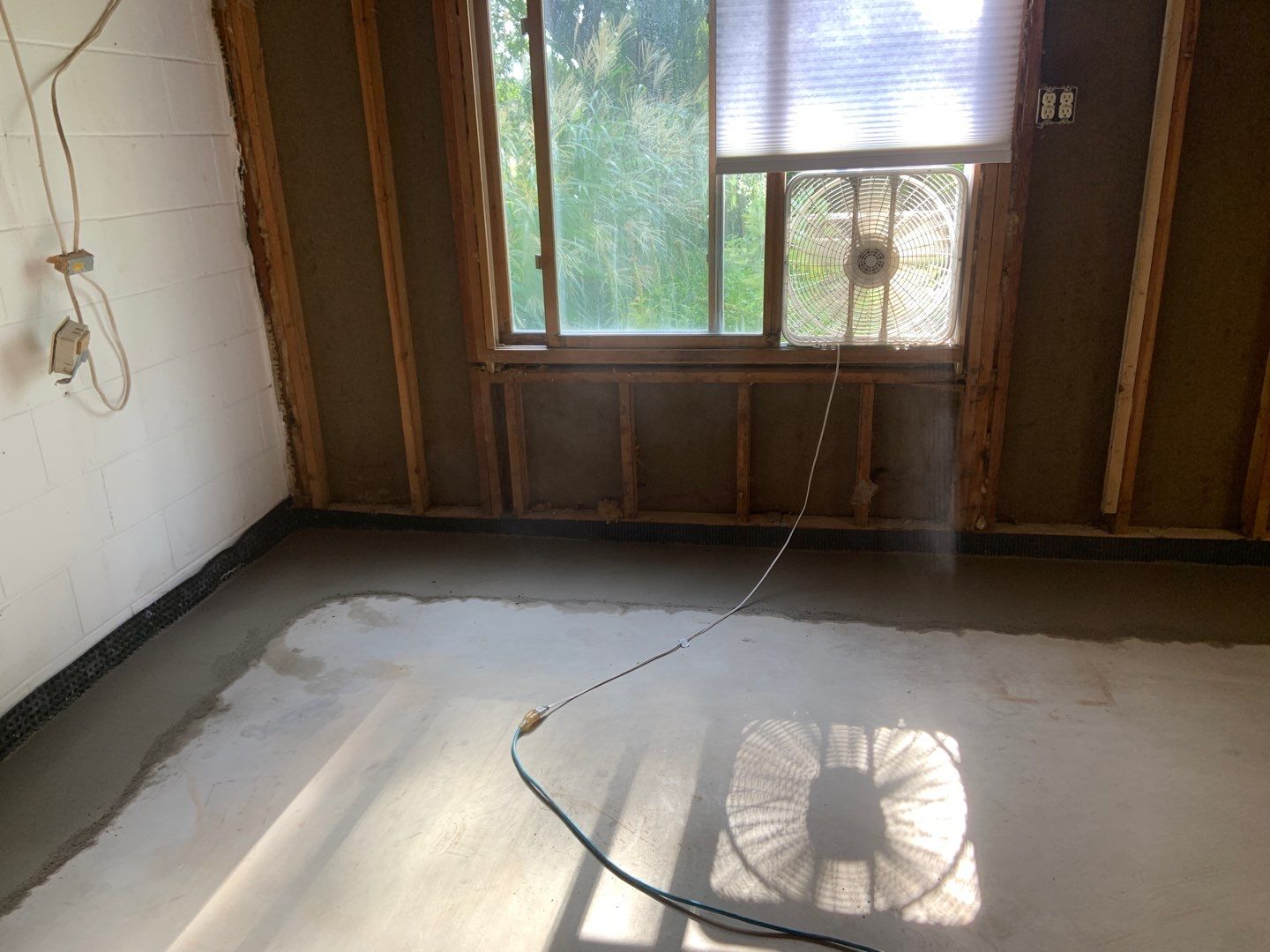 Correcting an Improper Installation for Alan in Chanhassen by Waterproofing Northeast