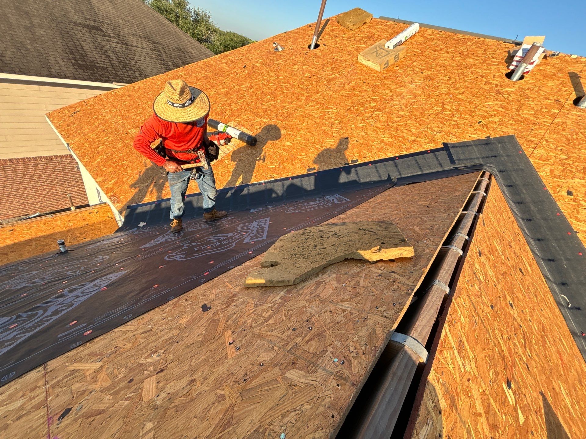 Residential Roofing Installation using Owen's Corning Duration (Lifetime) Shingles by Roof Repair Company