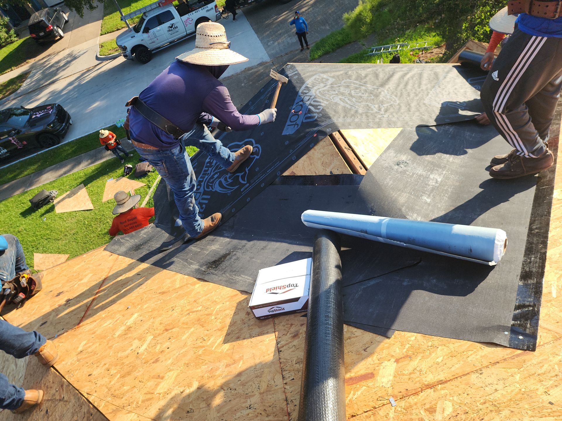 Residential Roofing Repair using Owen's Corning Duration (Lifetime) Shingles by Roof Repair Company