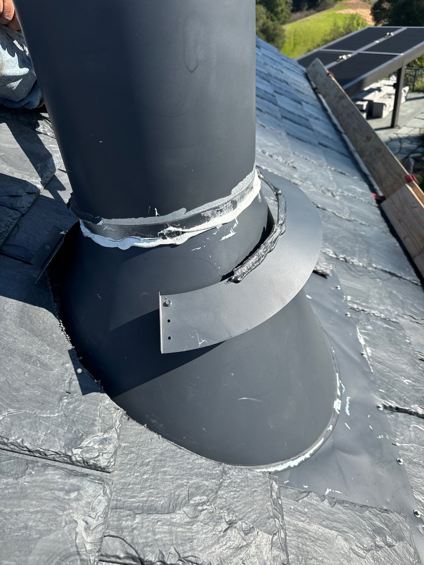 Residential Roofing Installation using Slate by Acker Roofing