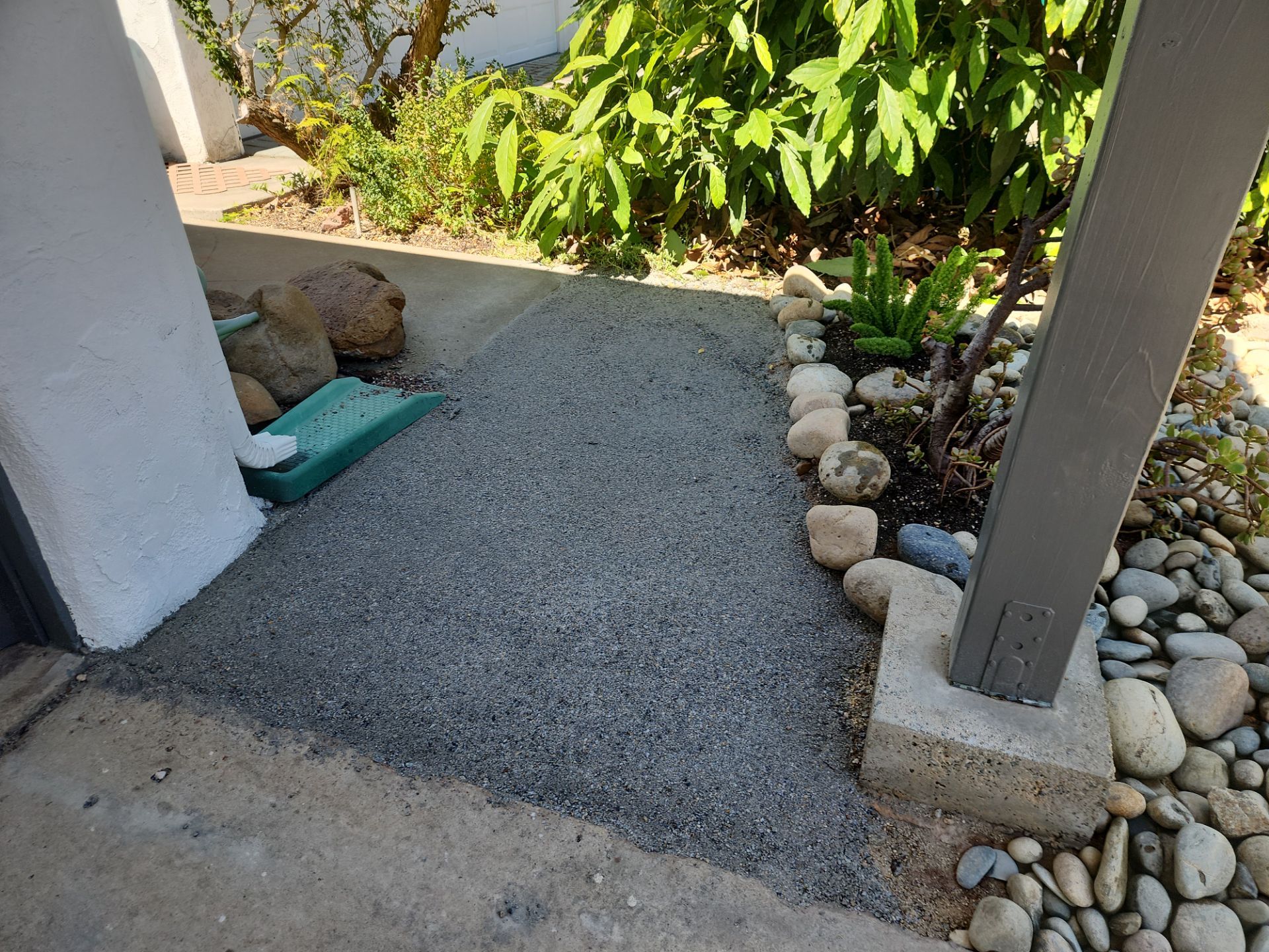 Xeriscape Transformation with River Rock and Irrigation in San Diego by Yard Techs