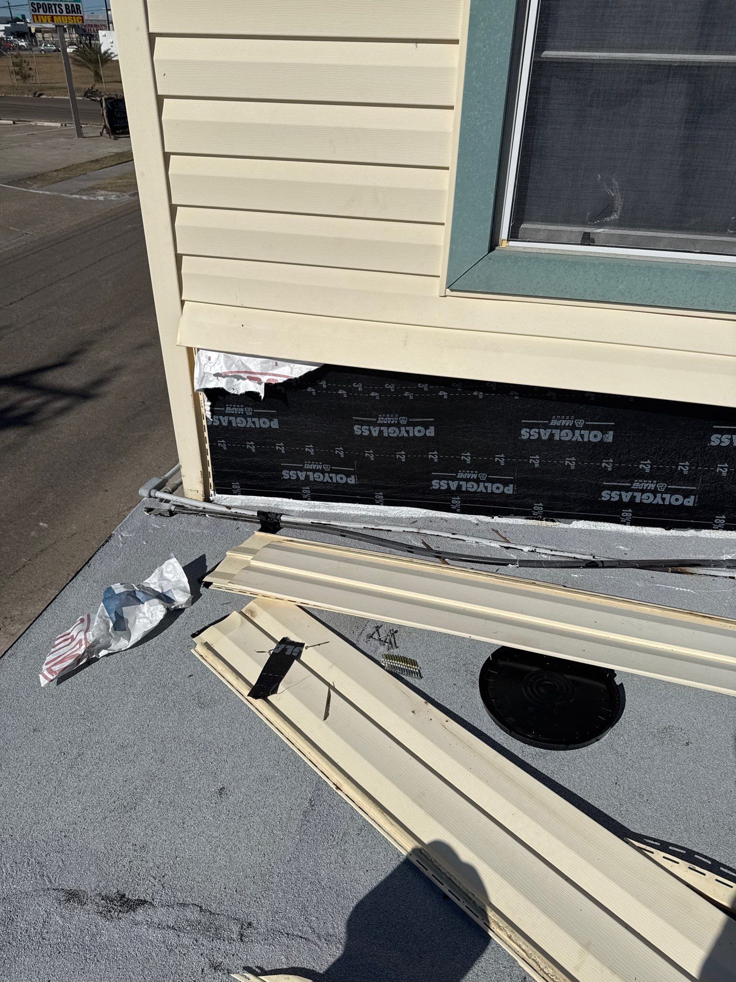 Mustang Island Flat Top by Bayfront Roofing and Construction