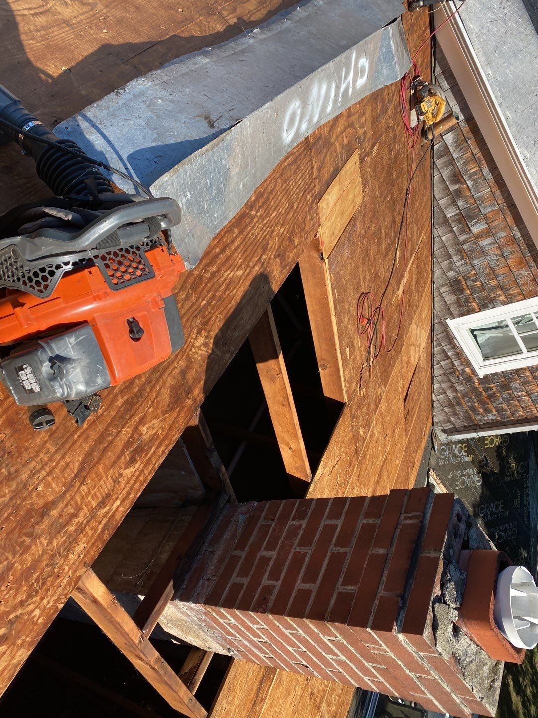 Residential Roofing Installation using Owens Corning Duration Slatestone Gray by A Plus Exterior