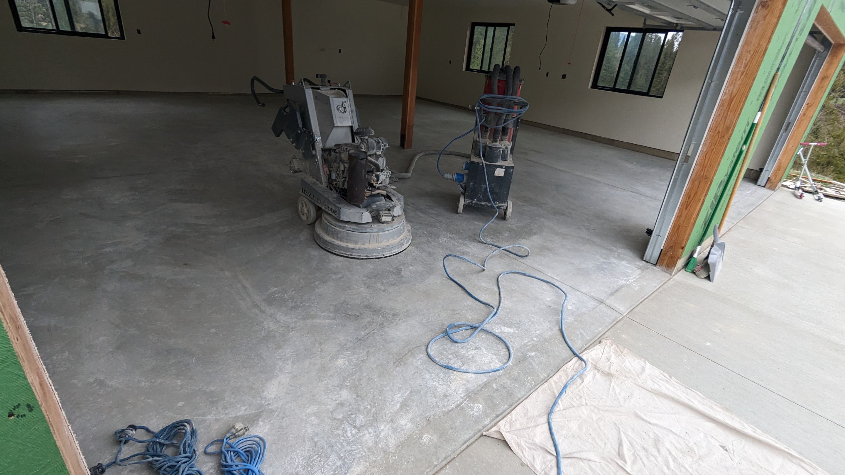 Garage Transformation using Driftwood by Croc Coatings, LLC