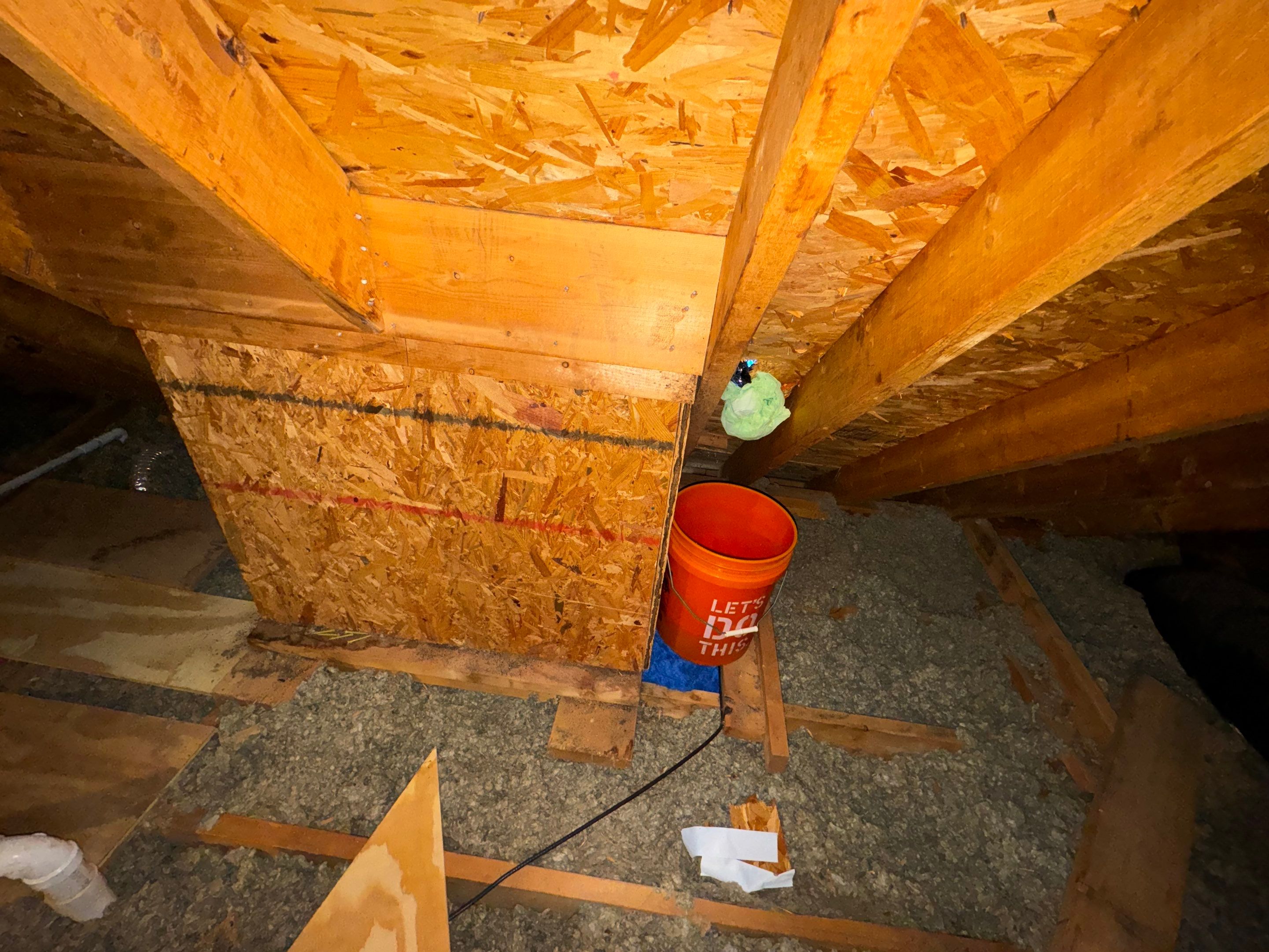 Water Damage Repair due to roof leak by Baxter Professional LLC