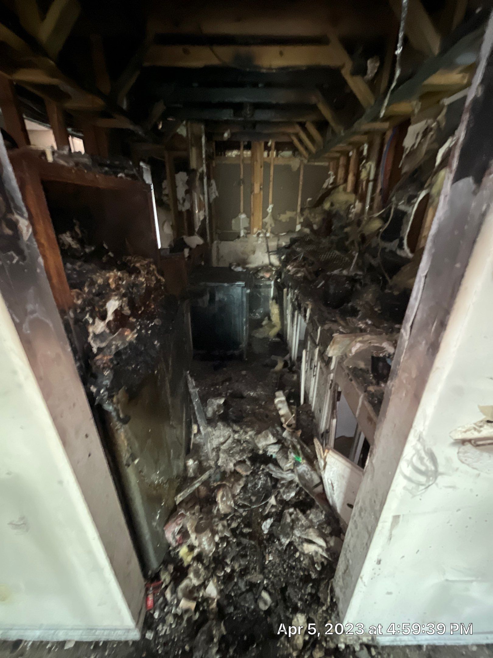 Fire Loss with Asbestos Abatement by EAS Environmental, LLC.