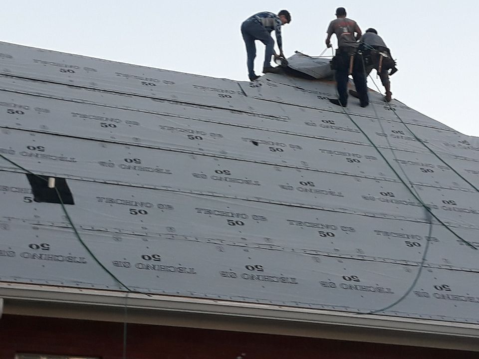 Residential Roofing Installation using Roof Replacement by American Roofing & Construction LLC