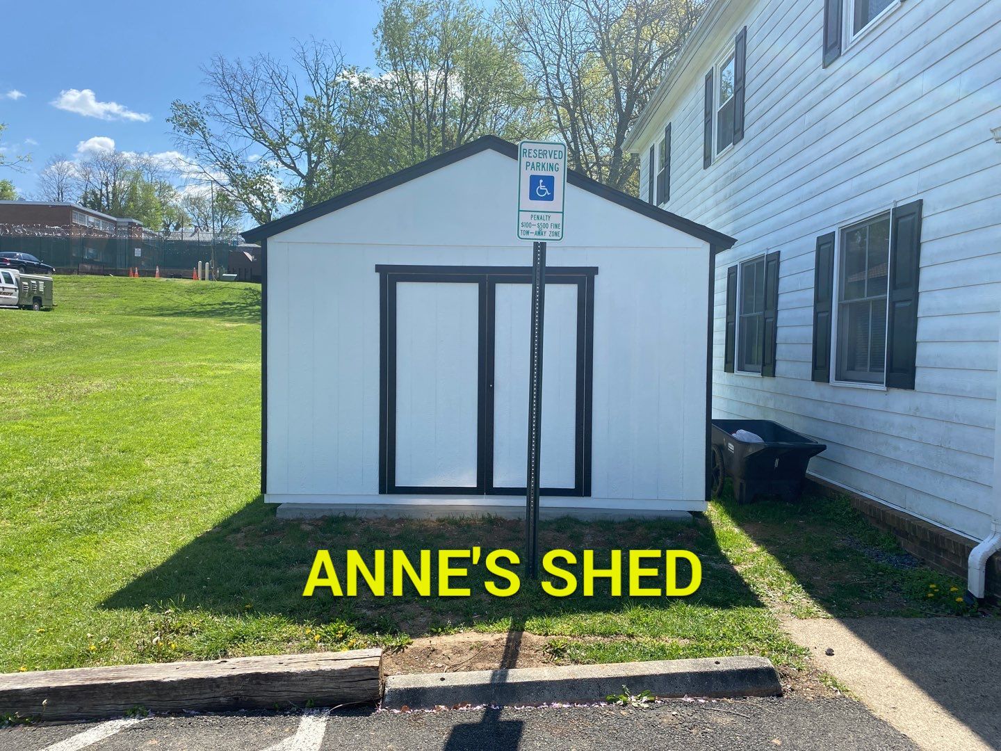 Shed donated to Family Shelter Services by DCMI in honor of Anne Brown by DCMI MID-ATLANTIC INC.