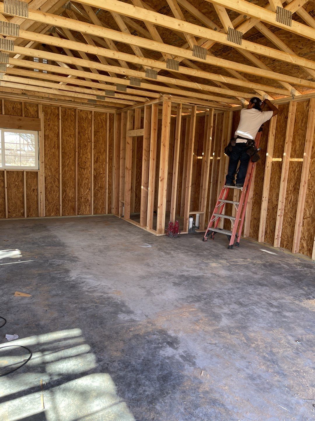 Garage from the ground up by Rio Grande Building & Storage