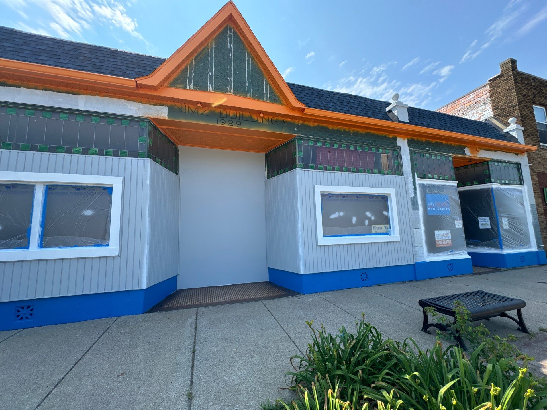 Exterior color change and Epoxy floor. by Gordon Painting