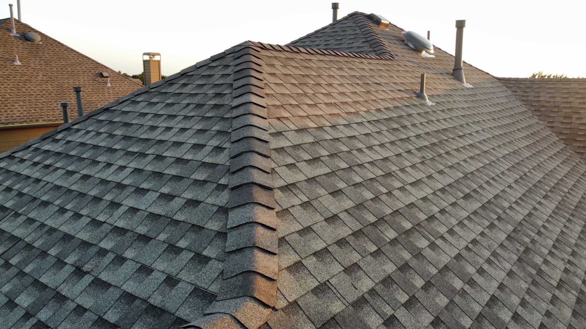 Residential Roofing Installation using GAF Timberline HDZ Weathered Wood by OneSource Roofing and Restoration