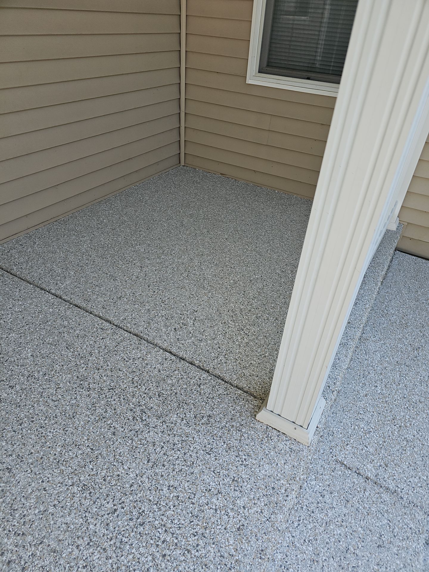 Porch Coating in Mishawaka! by Innovative Spaces / Innovative Concrete Coatings