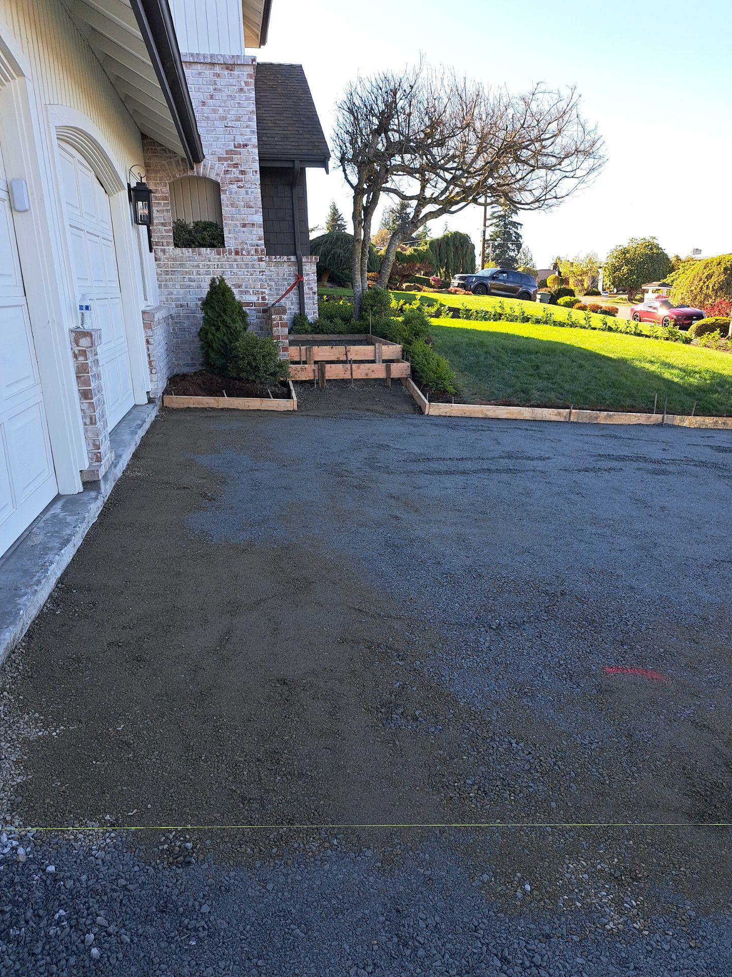 John | Stamped Concrete Driveway Makeover by Jireh Asphalt & Concrete Inc 