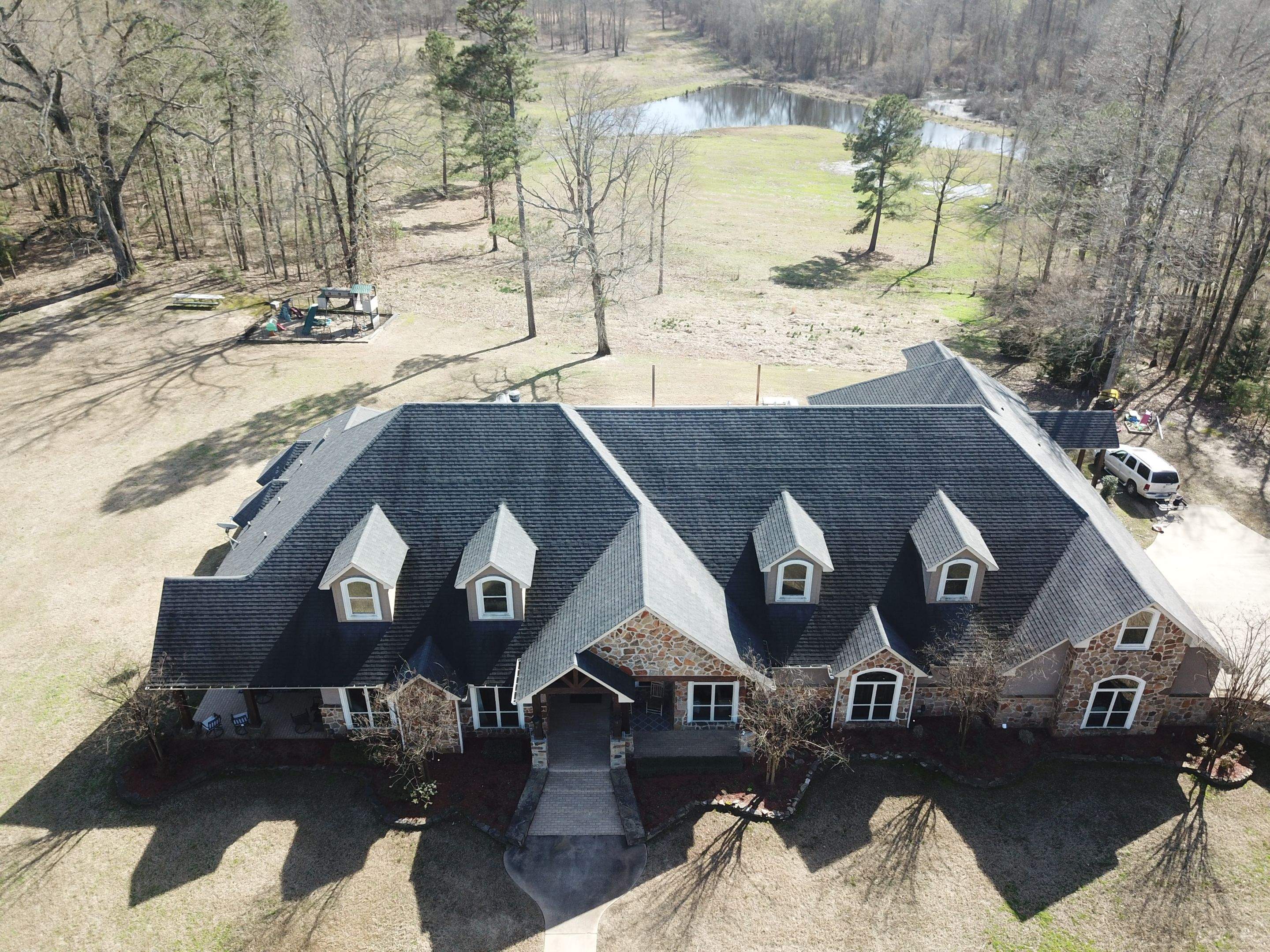 Residential Roofing Installation using Malarkey Architectural Vista Shingles by Hostetler Roofing
