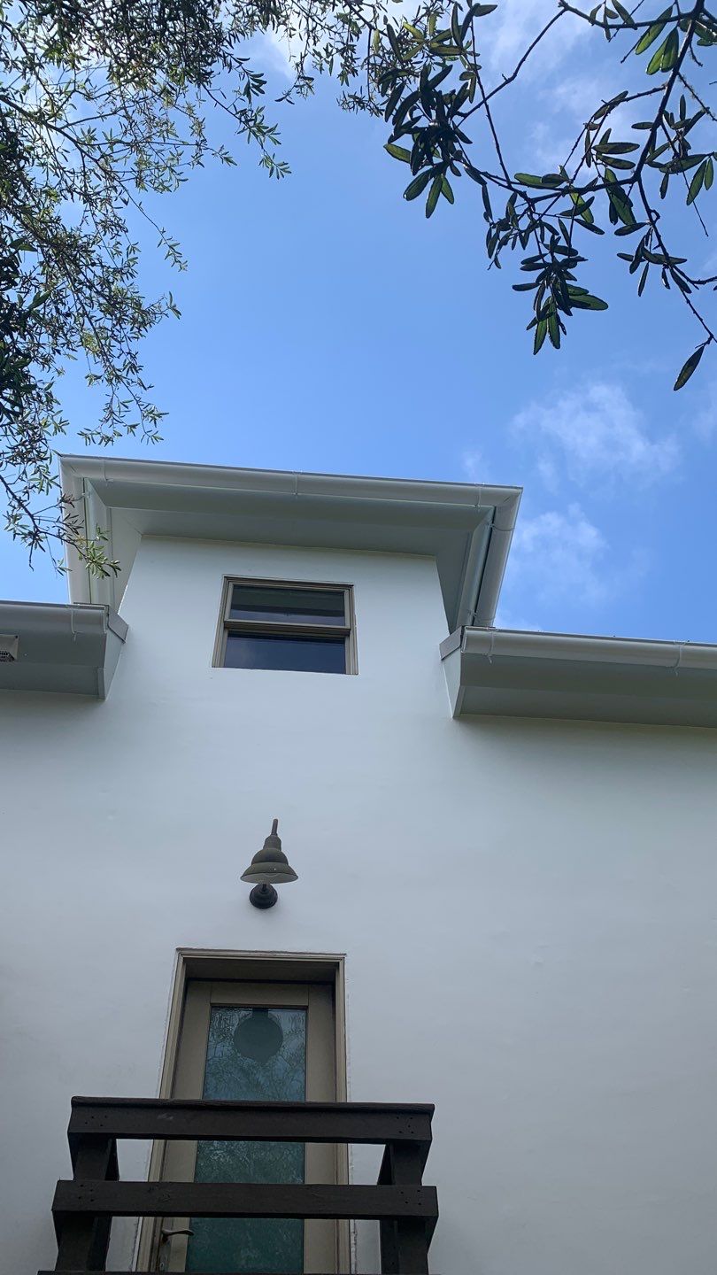 Seamless Gutter Installation using Galvanized Gutters by Gutter Professors