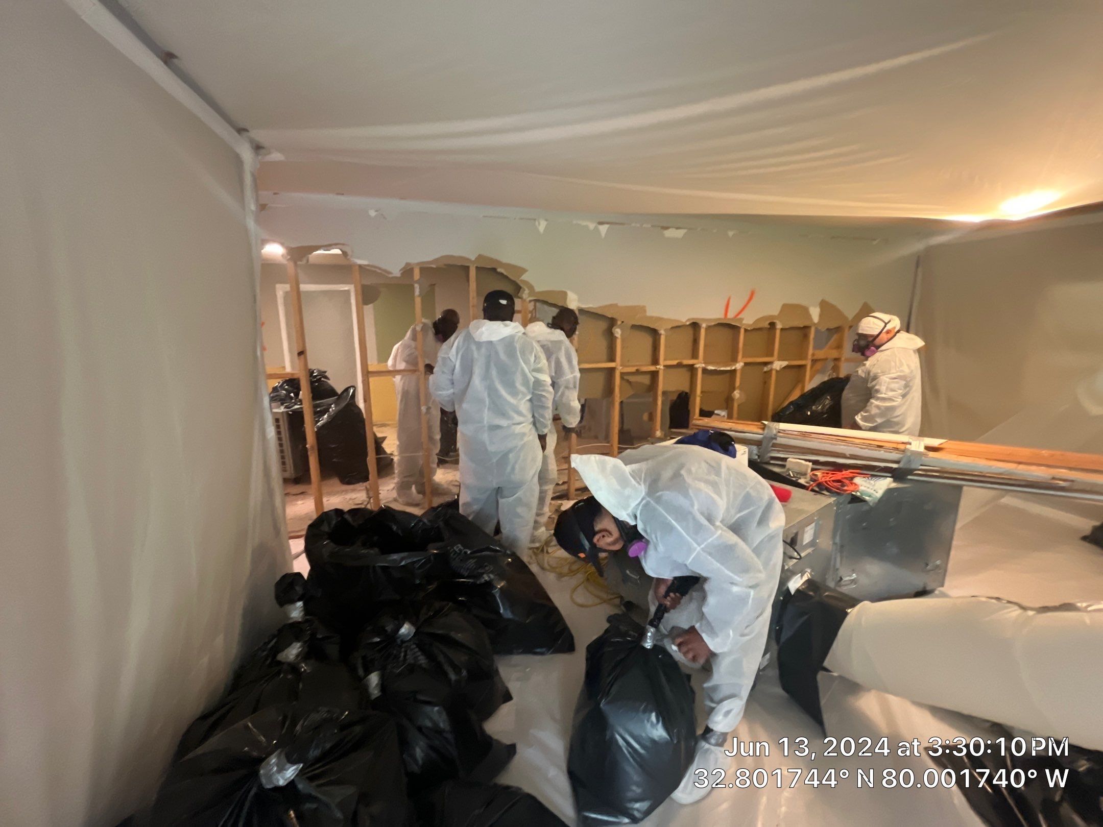 Mold Remediation, Friable Abatement, Non ACM Demo and Crawlspace by EAS Environmental, LLC.