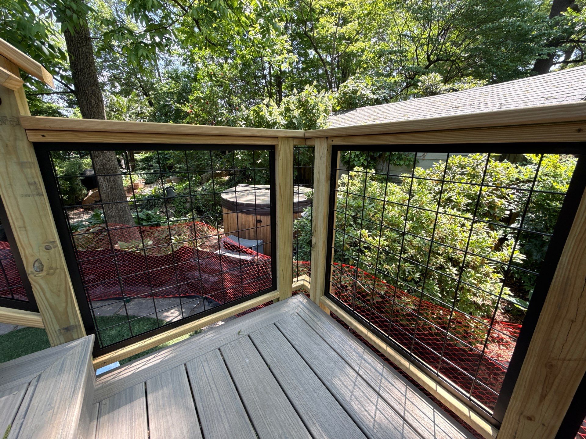 Atlanta, GA Trex Deck Build, Under-Decking, and Framed-In Walls  by Nelson Exteriors 