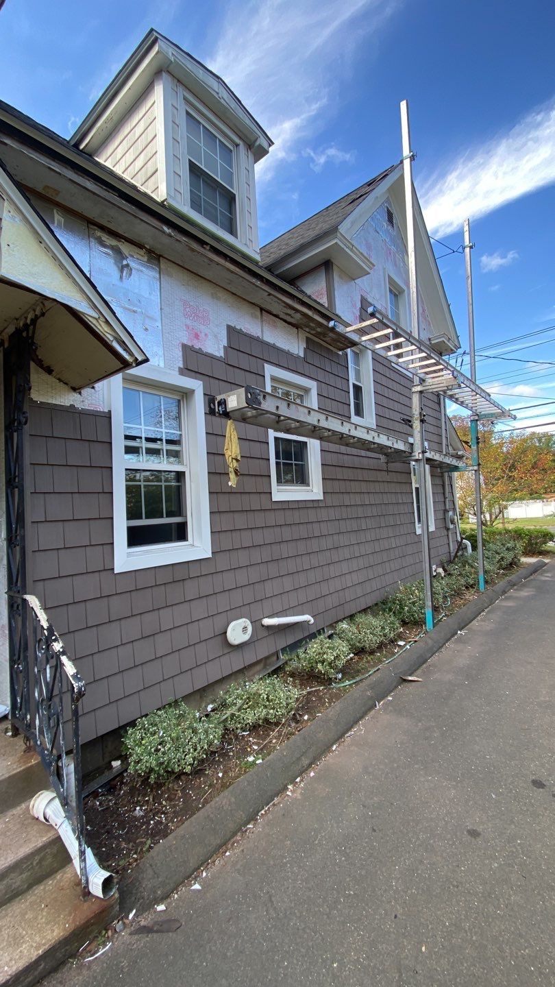 New roofing siding and gutters in new have CT by A Plus Exterior
