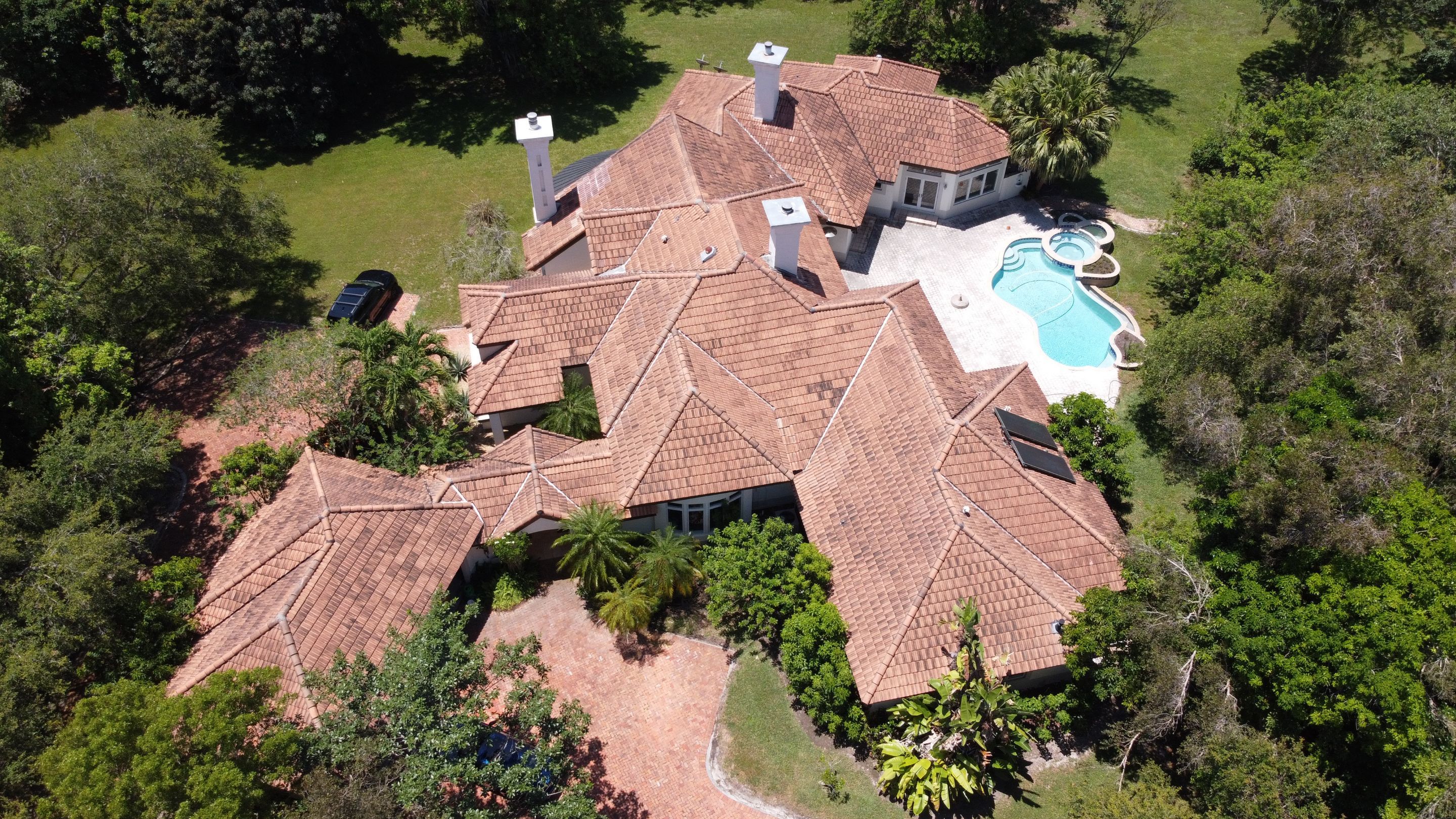 Residential Roofing Installation using 1" Nail strip metal roof by BLUES BROTHERS ROOFING
