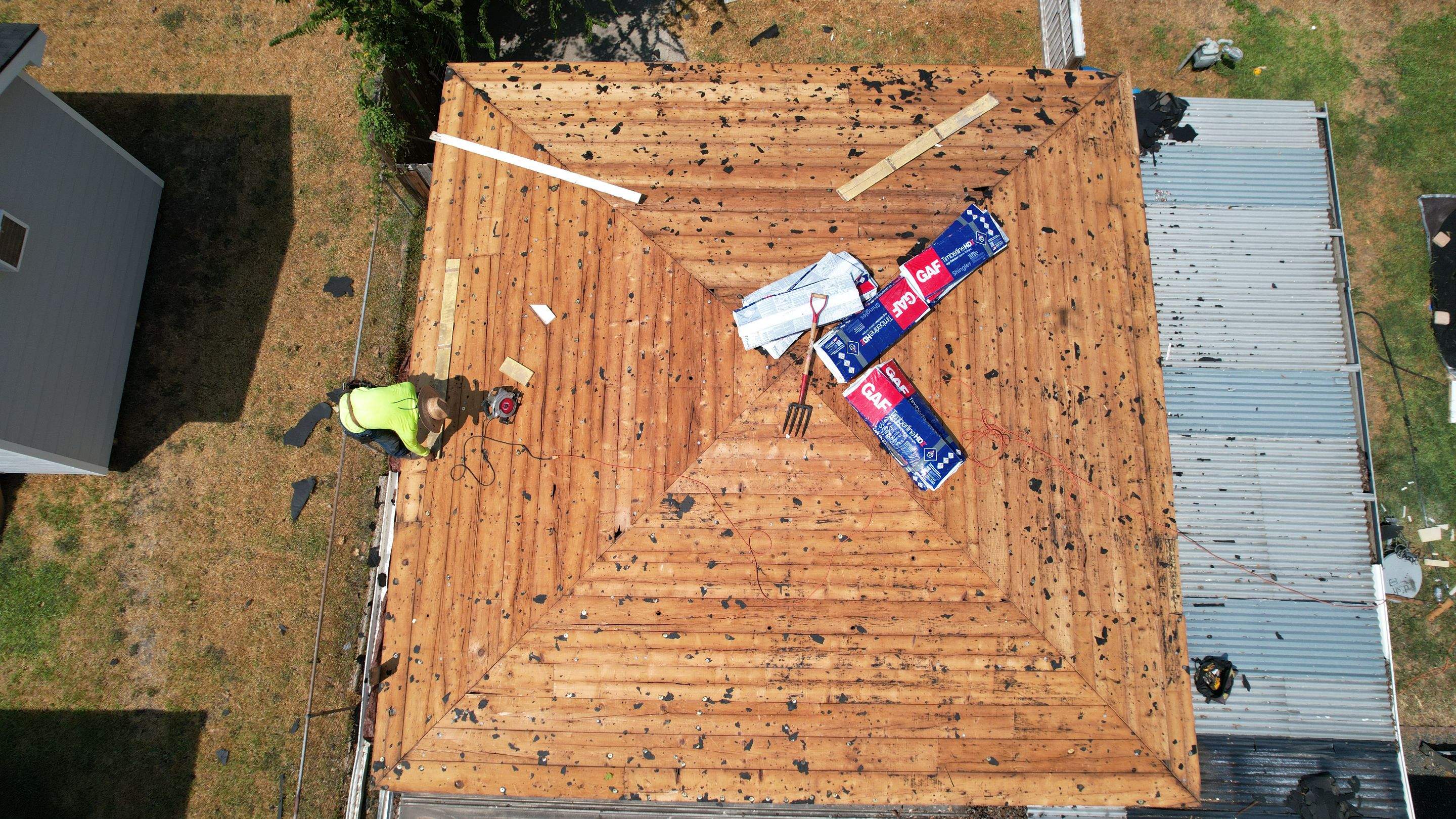 Full Re-Deck & Shingle Roof Replacement — Houston, TX by PL Roofing & SB Roofing, LLC.