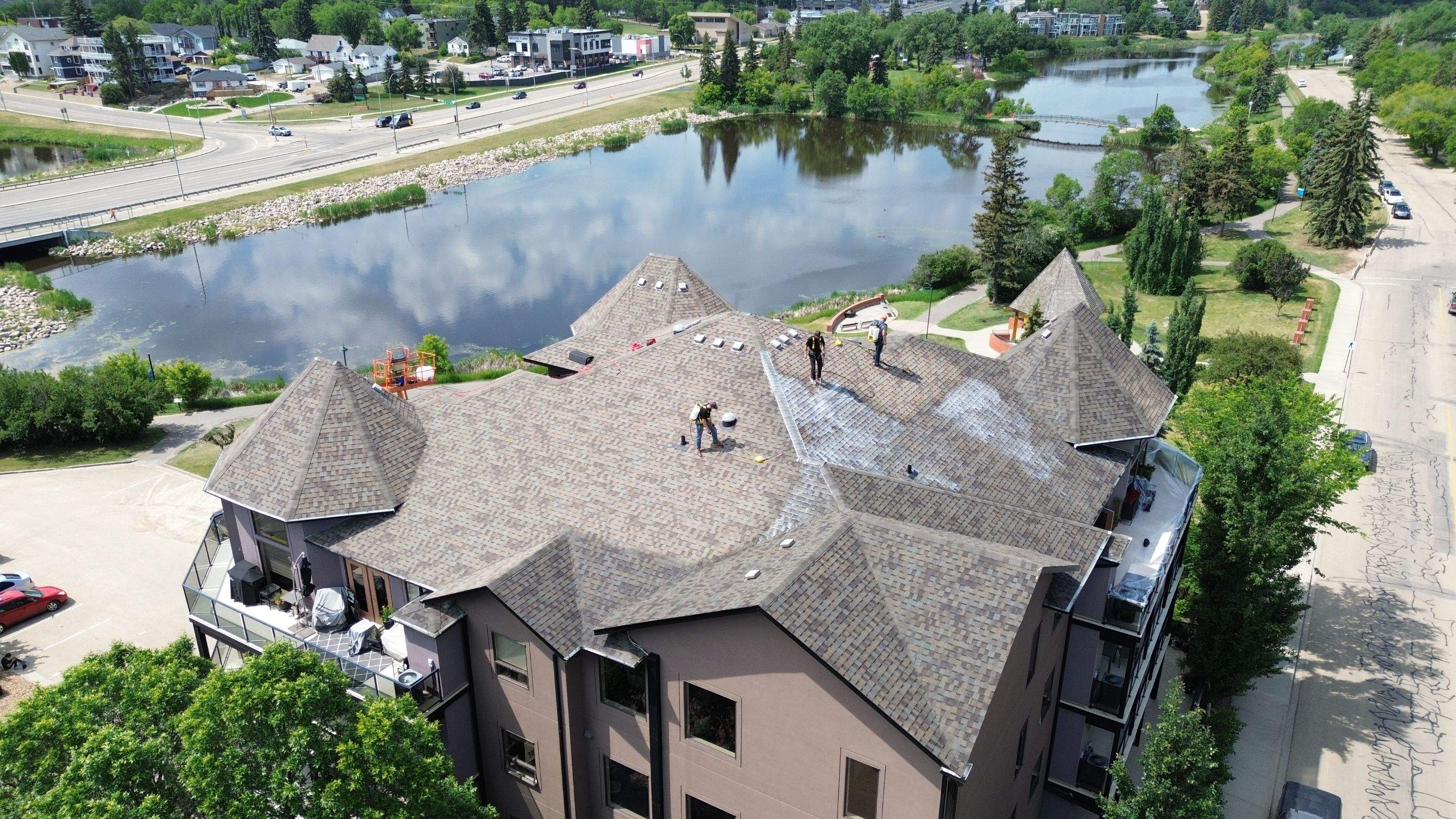 Project in Camrose by ADL Roof Revival