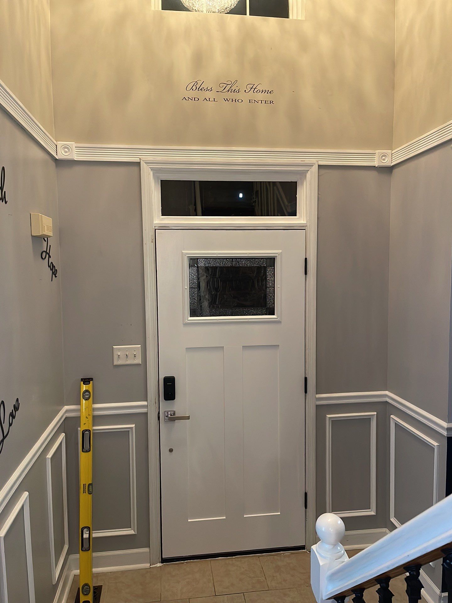 Exterior Installation using Transom Window & Door by A1 NERDY HOMES LLC