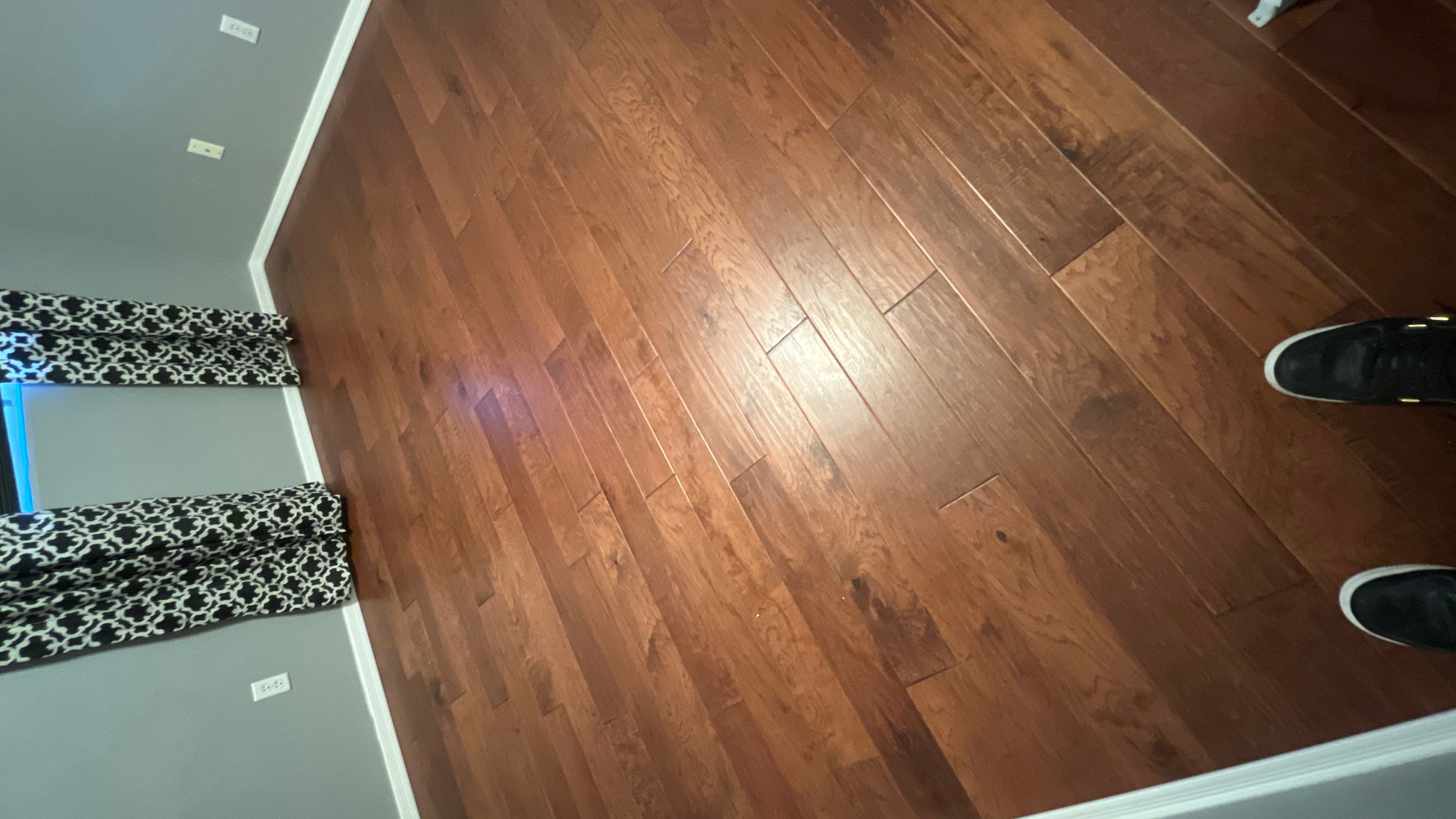 Flooring Installation using Engineered Hardwood by Footprints Floors of Chandler 
