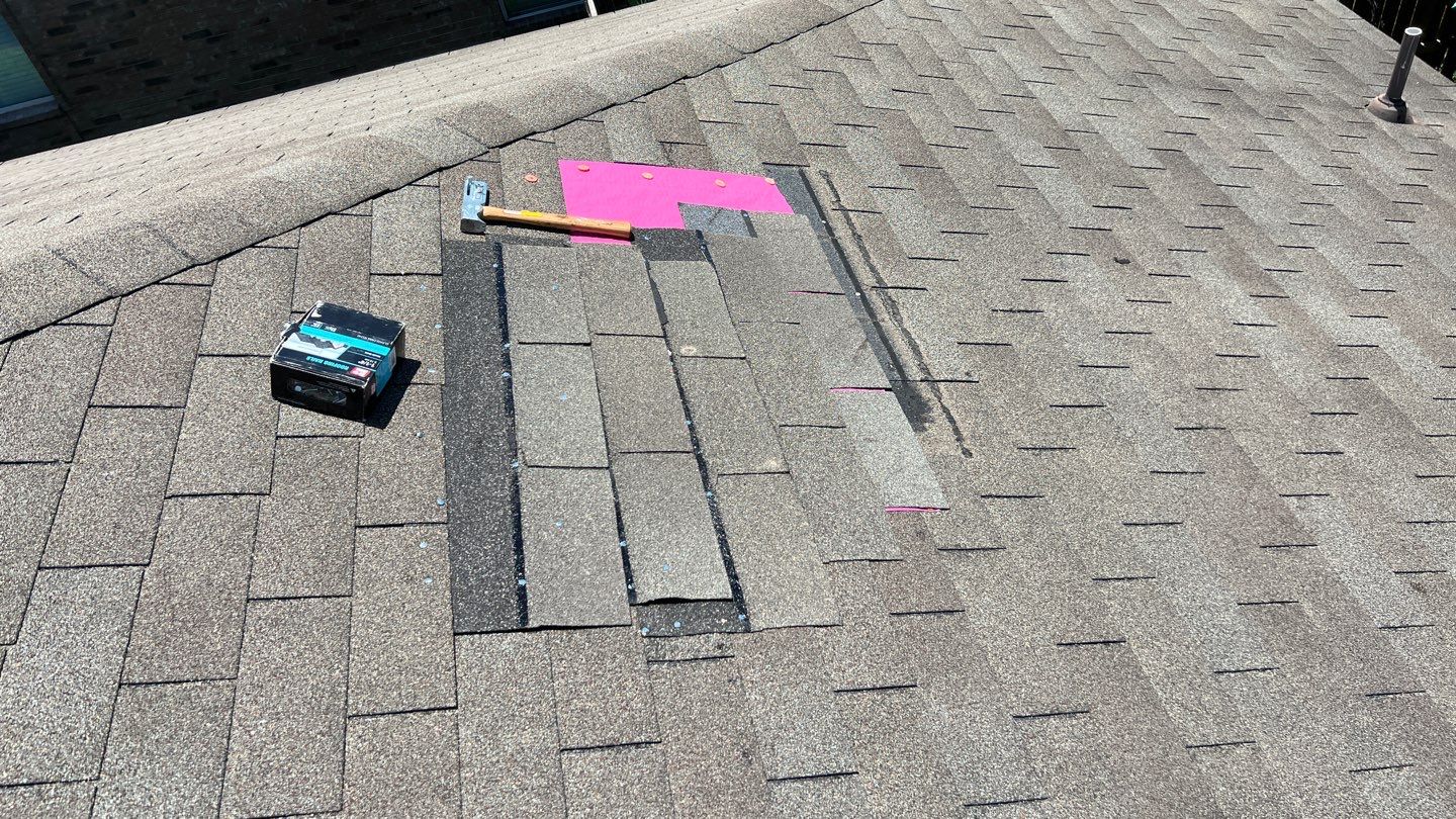 Asphalt Shingle Roof Replacement and Window Glazing in Manor by Caliber Restoration LLC