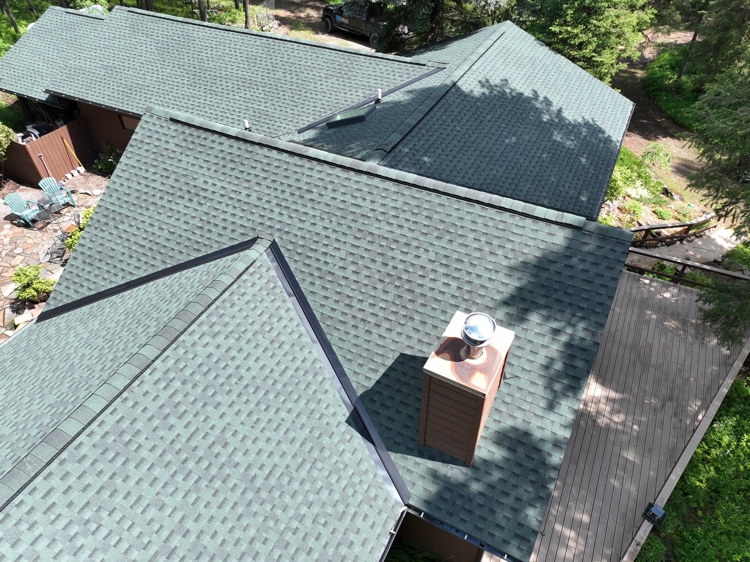 GAF Timberline HDZ - Hunter Green by Montana Roofing Solutions