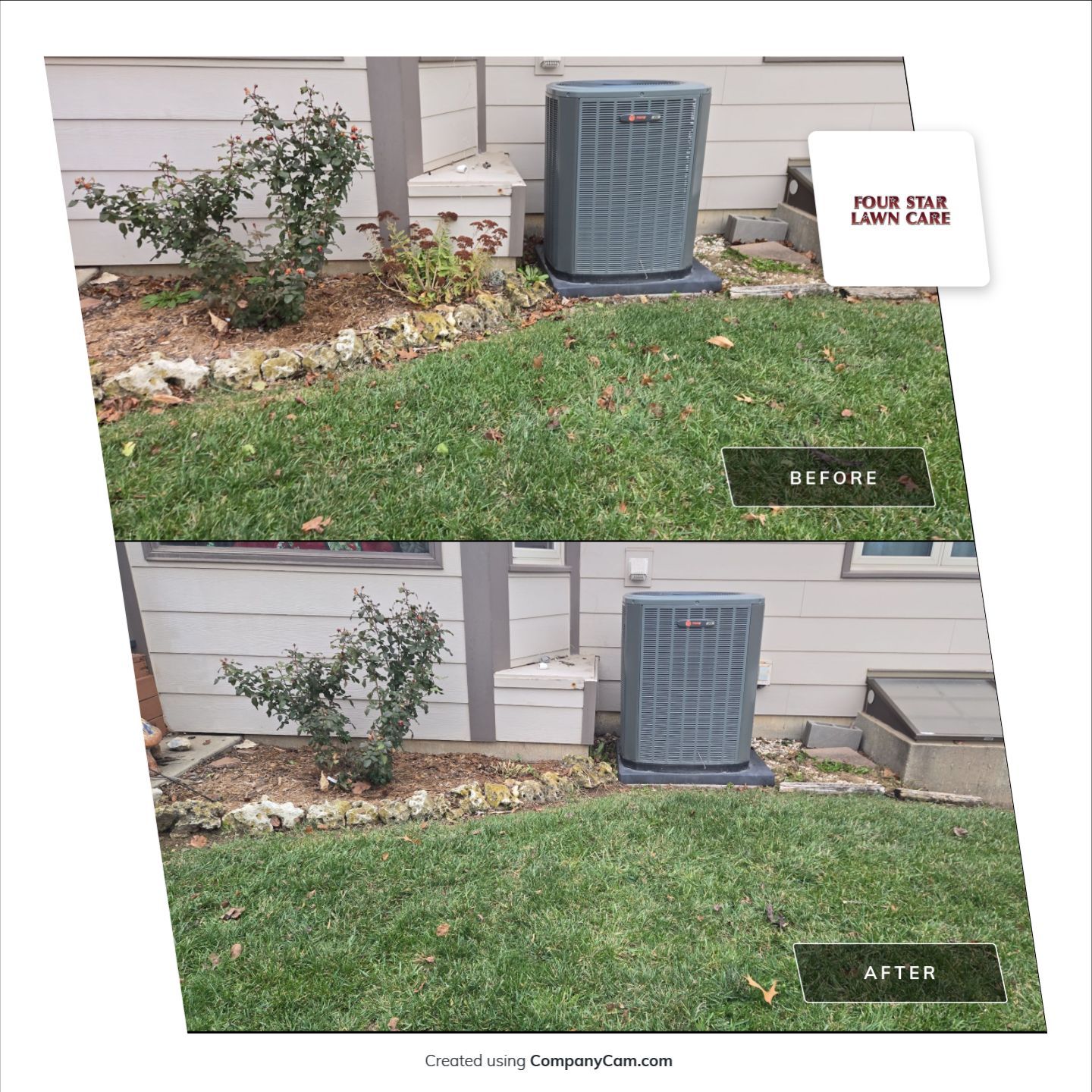 Project in Andover by Four Star Lawn Care