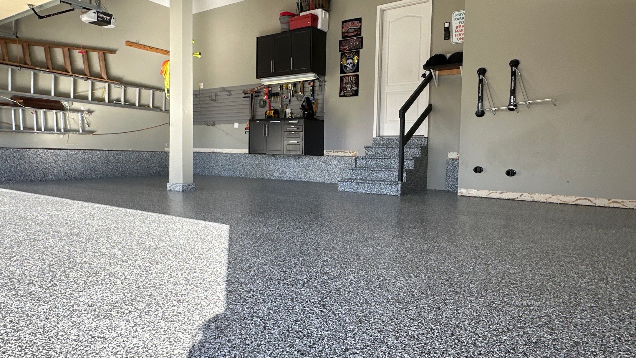 Mark H. got the garage floor of his dreams   by Banner Garage