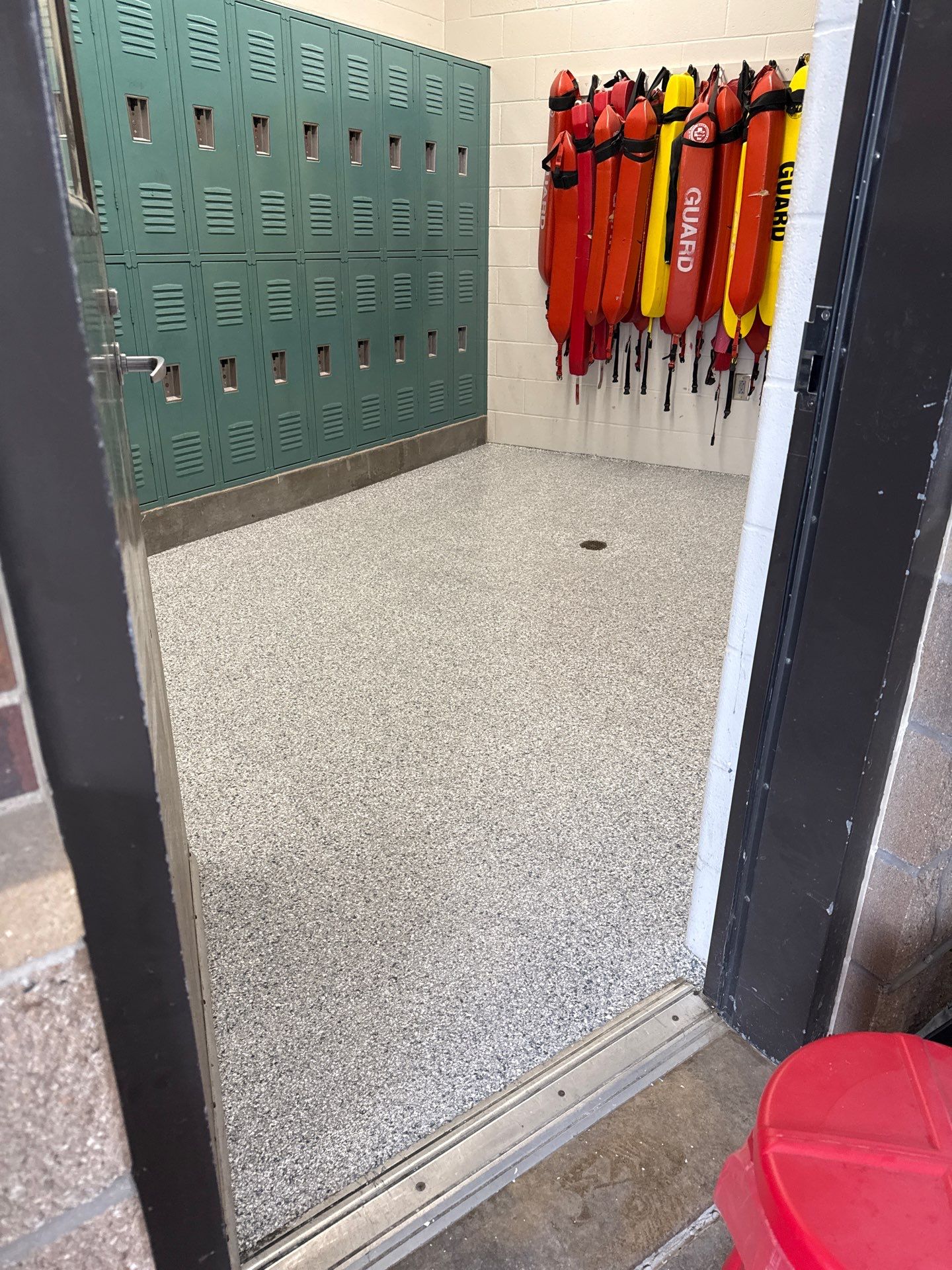 Clive Aquatic Center Transformation! by Revival Concrete Coatings