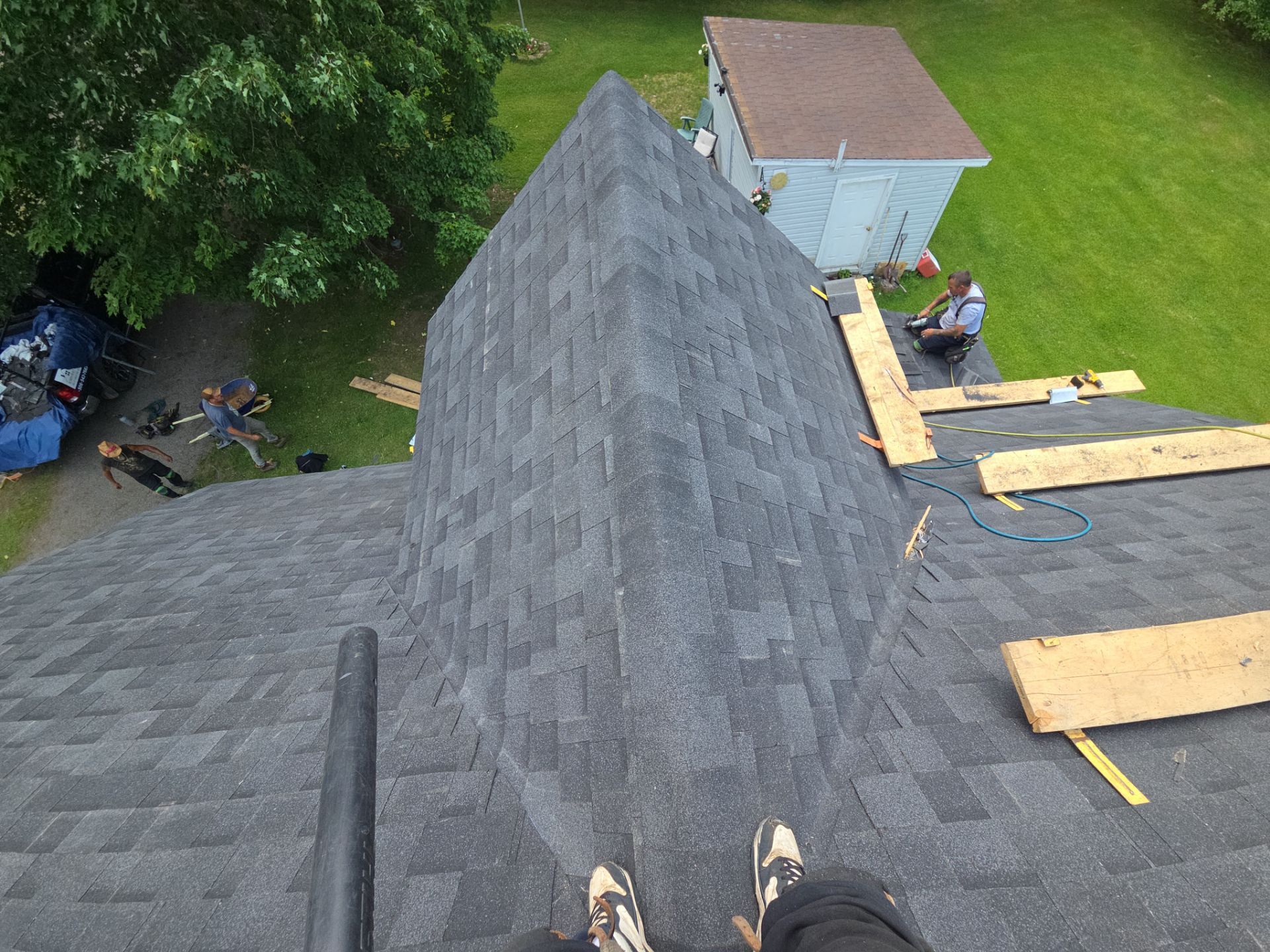 New Premium Shingle Roof by Bobby Built