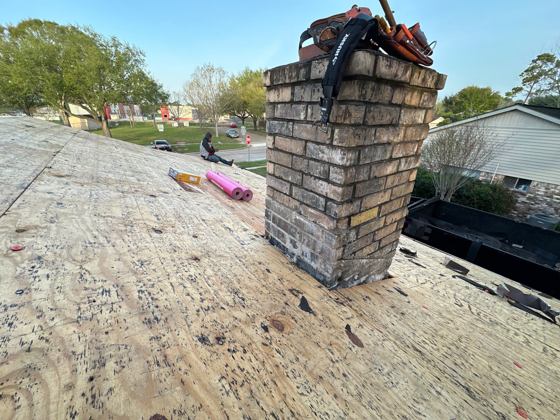 Project in Houston by Motion Roofing