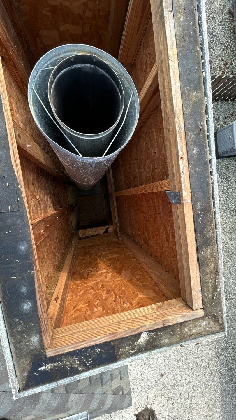 Chimney Cap & Chase Replacement using Galvanized Chimney Cap & Chase by Lighthouse Roofing