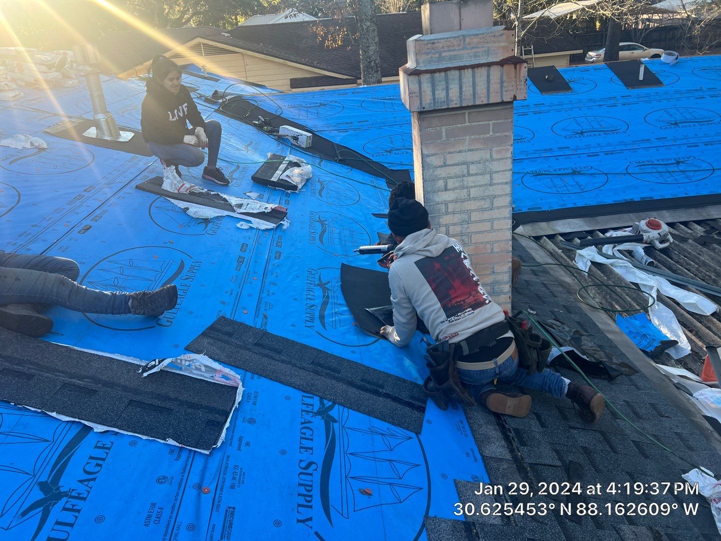 Roof replacement by American Roofing & Construction LLC