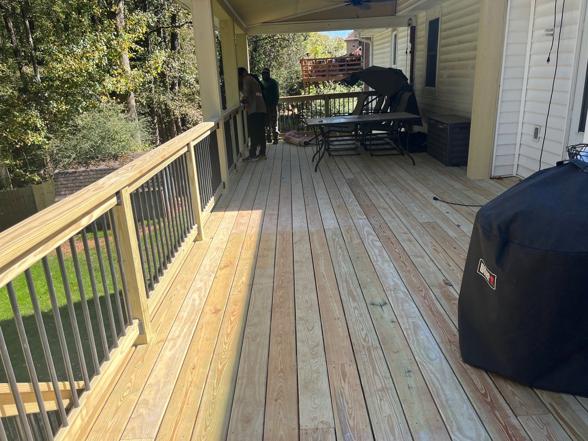 Deck Resurface using Pressure Treated Pine in Lilburn, GA by Nelson Exteriors