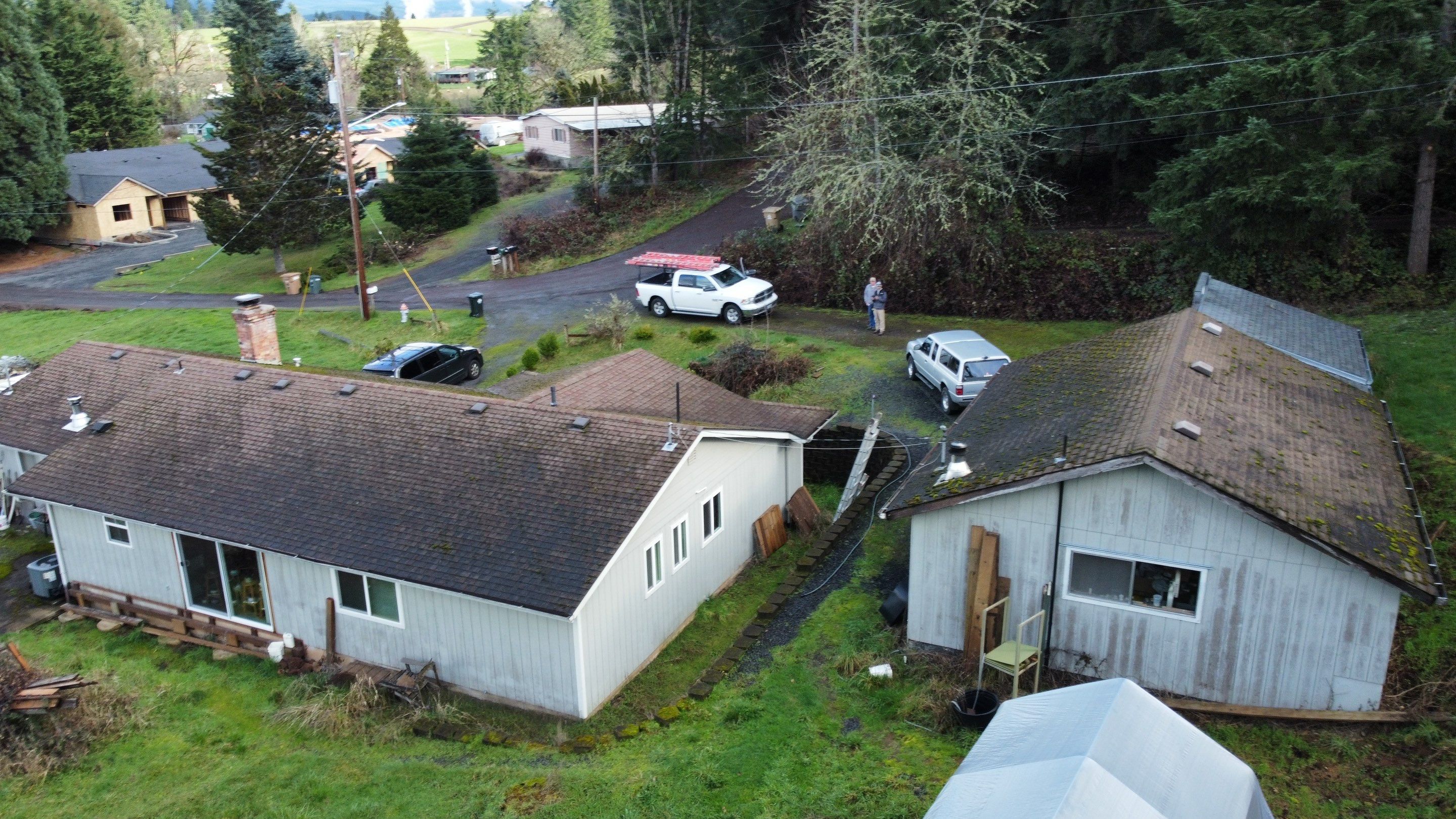 Residential Roofing Installation using IKO Dynasty (Color: Frostone Grey) by Orezona Building & Roofing Company, Inc.