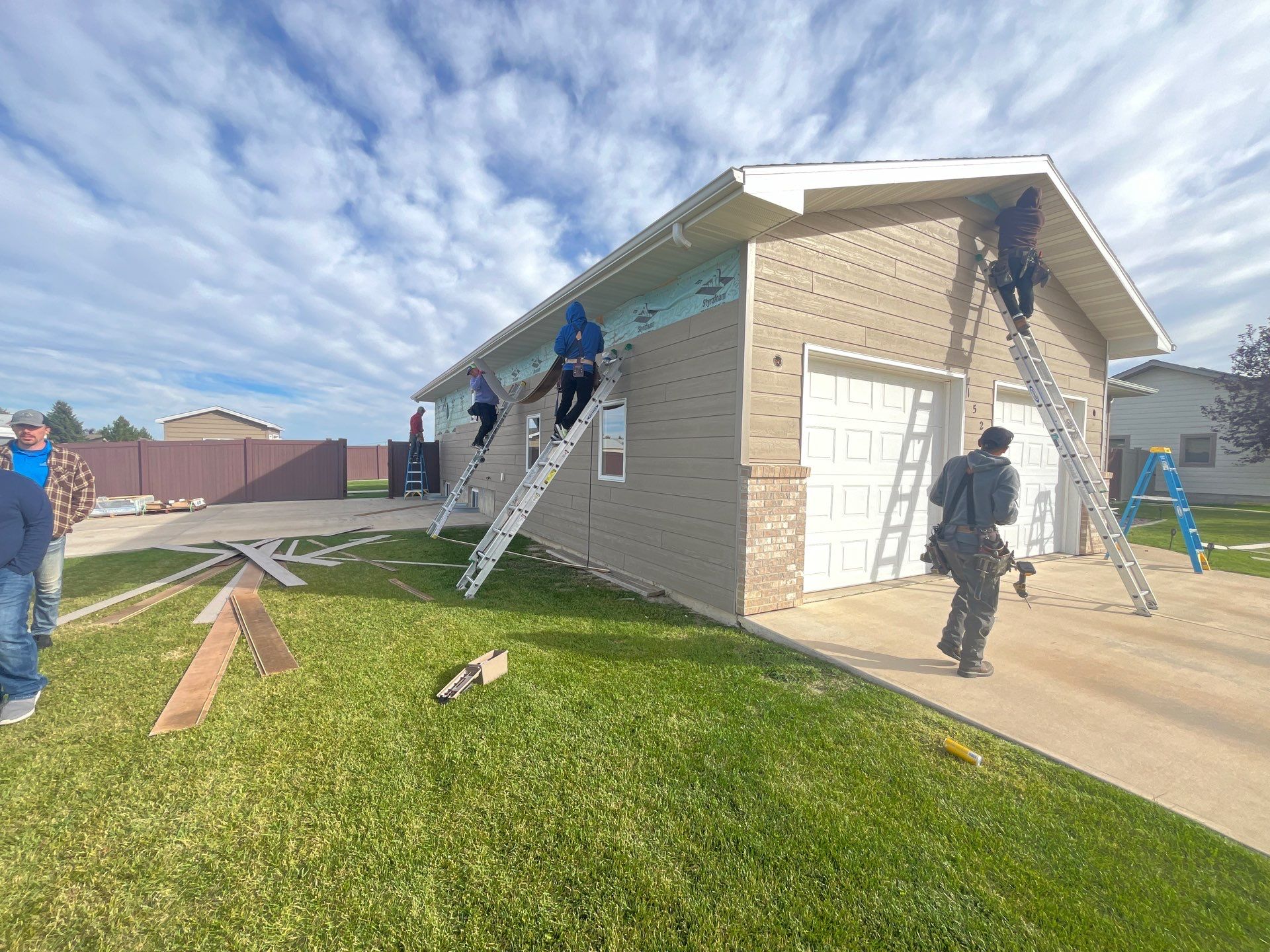 Siding Job in Havre, MT by swagg construction