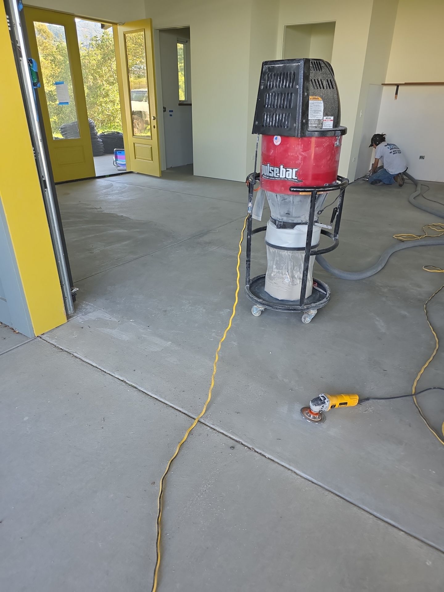 Interior Shop Epoxy Floor Coating with Moisture Barrier in Cambria by MGP Coatings