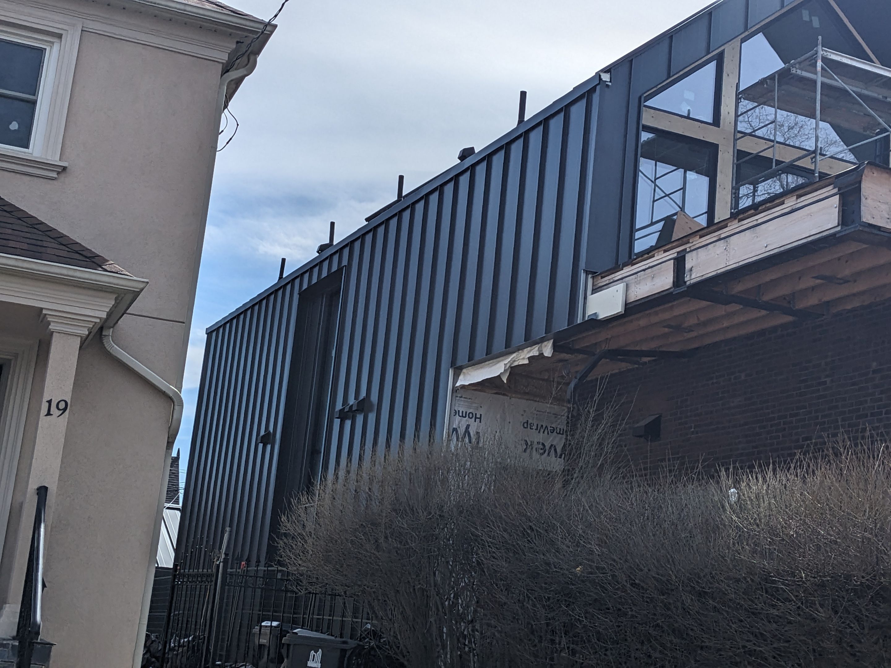 New Home Construction using 16" Standing Seam Panels by Jay Carter Roofing & Sheet Metal