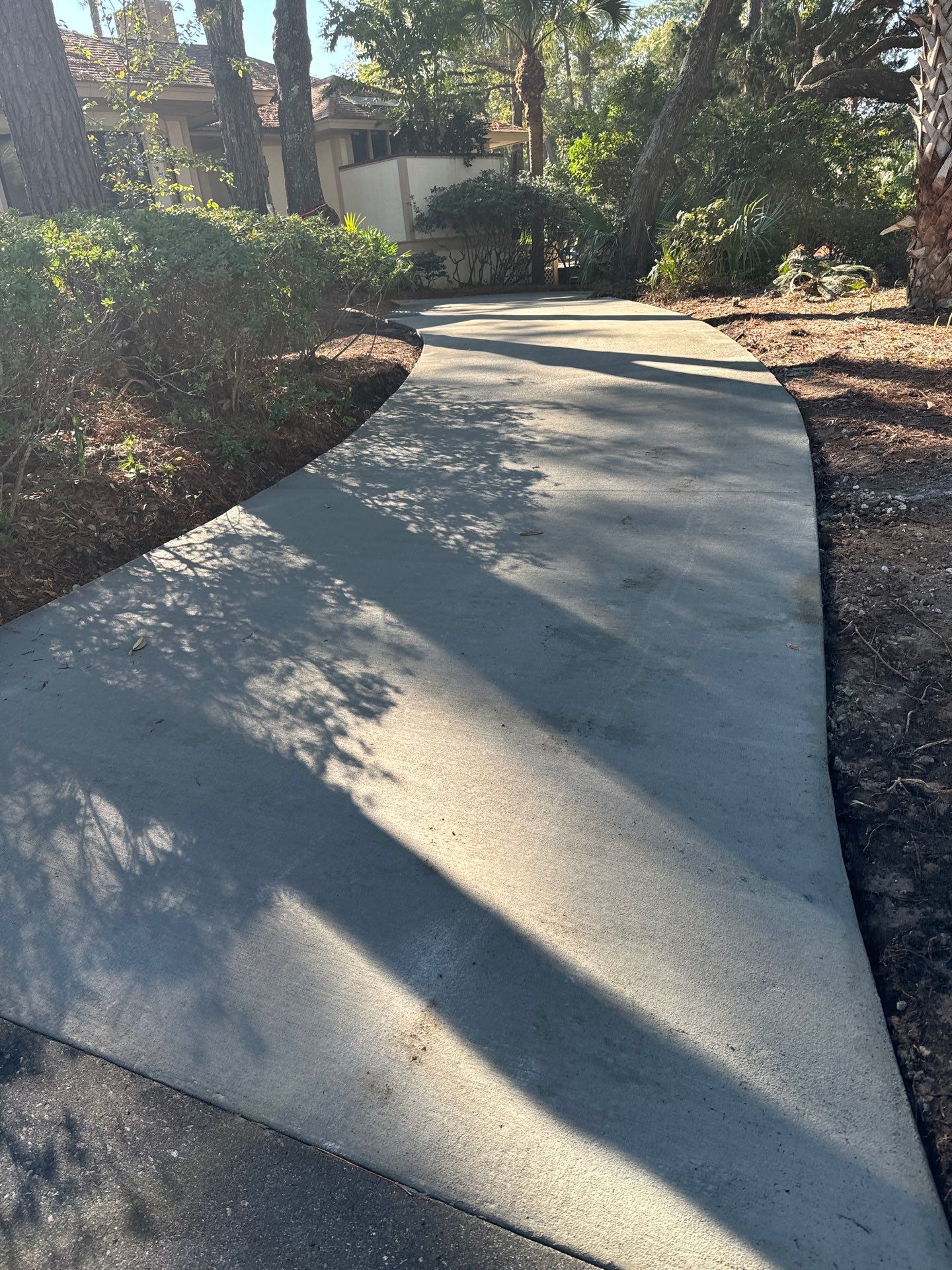 Concrete Driveway and Walkway Replacement in Hilton Head Island by Lowcountry Scapes, LLC